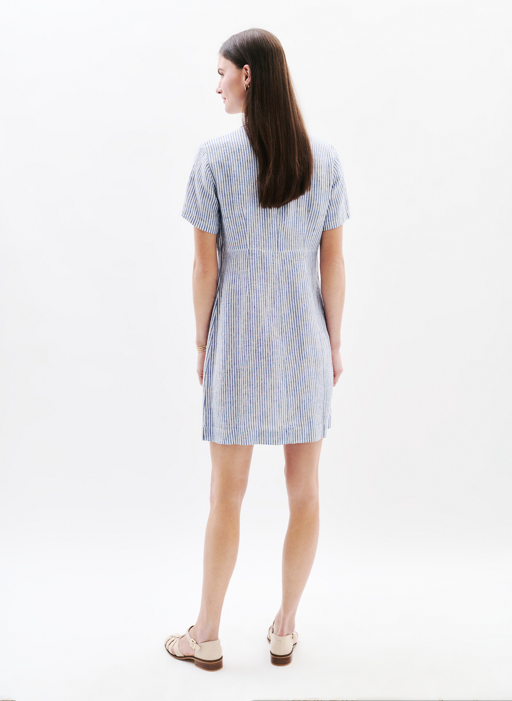 Robes 251R-LAURE1 femme bleu Caroll Robes 251R-LAURE1 femme bleu Bleu