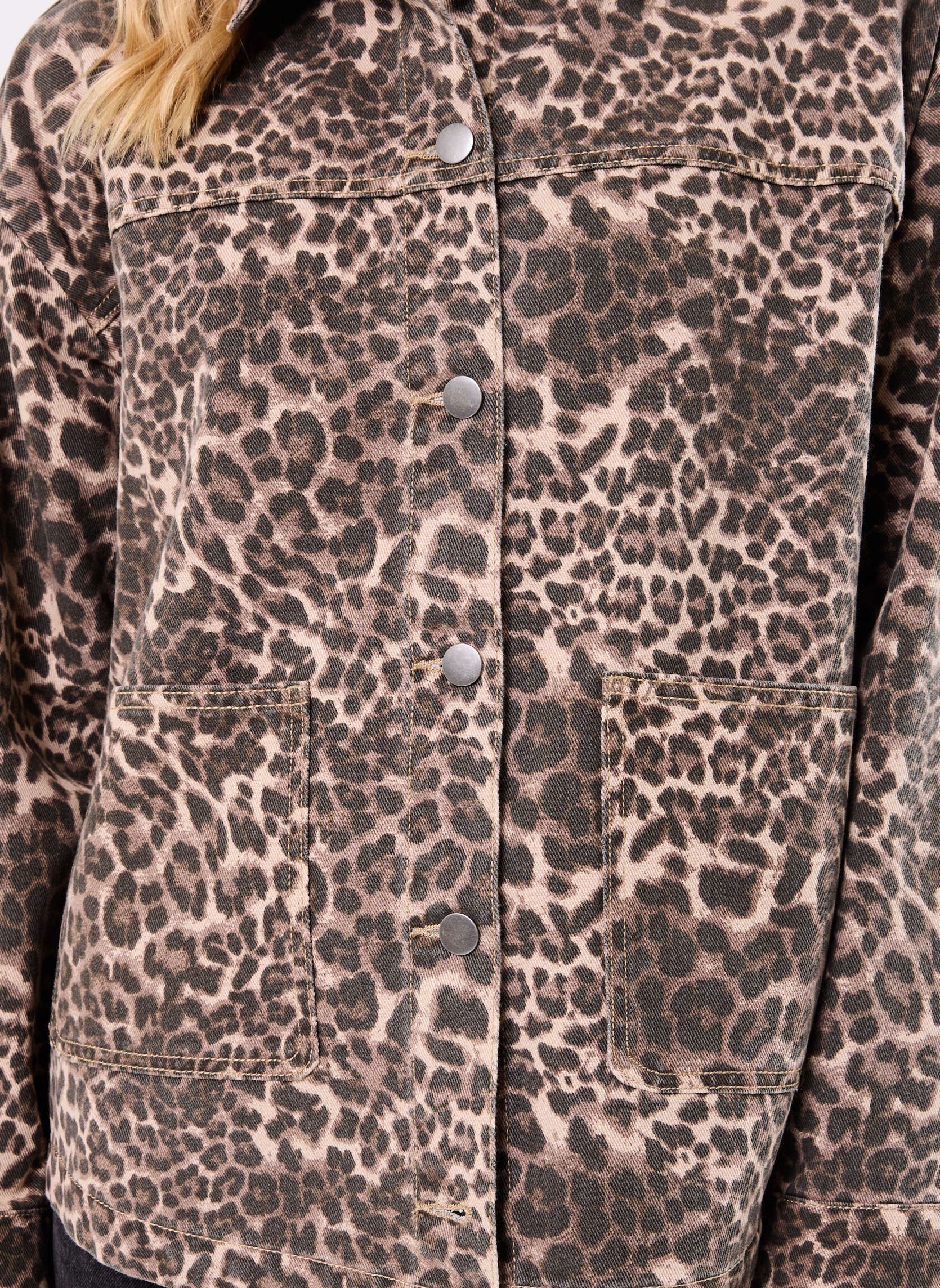 Vestes de blazer VELEO femme marron MADE BY Vestes de blazer VELEO femme marron LEOPARD BEIGE_MARRON