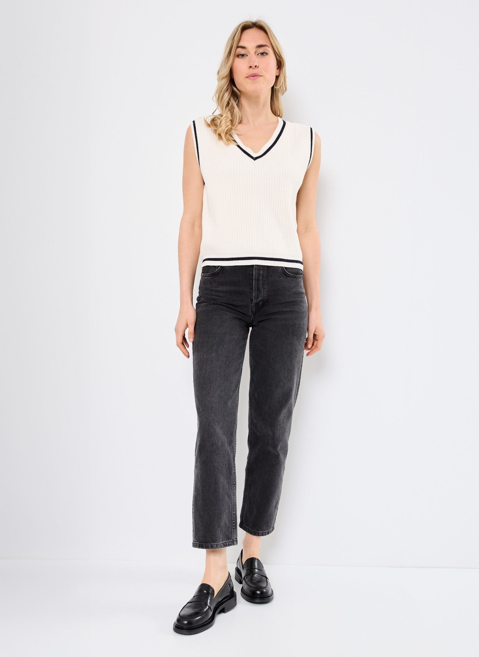 Pulls MOLLY femme beige MADE BY Pulls MOLLY femme beige SNOW WHITE