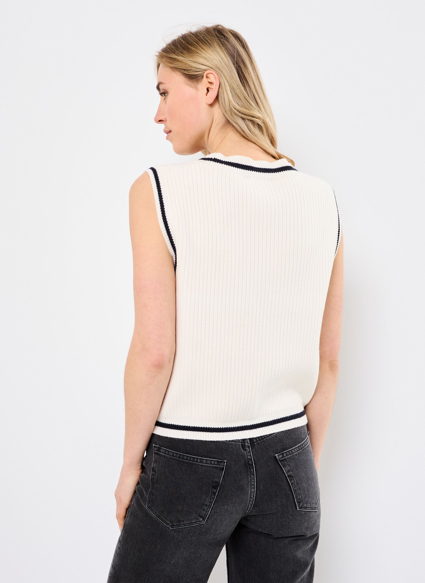 Pulls MOLLY femme beige MADE BY Pulls MOLLY femme beige SNOW WHITE