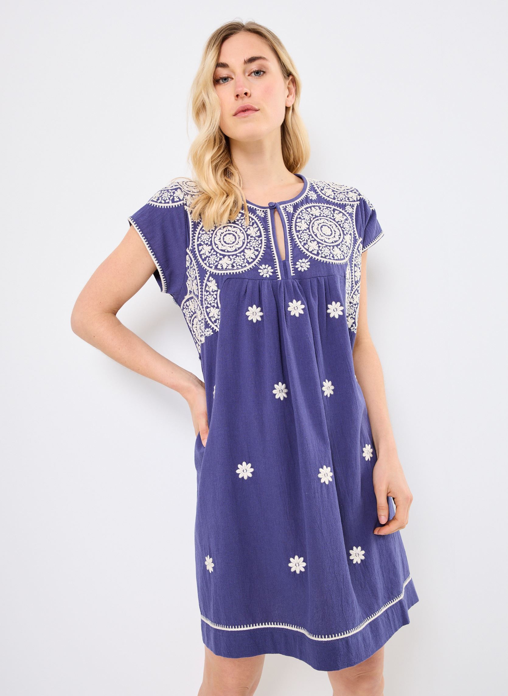 Kleider M04V31 damen blau Meisïe Kleider M04V31 damen blau VENUS
