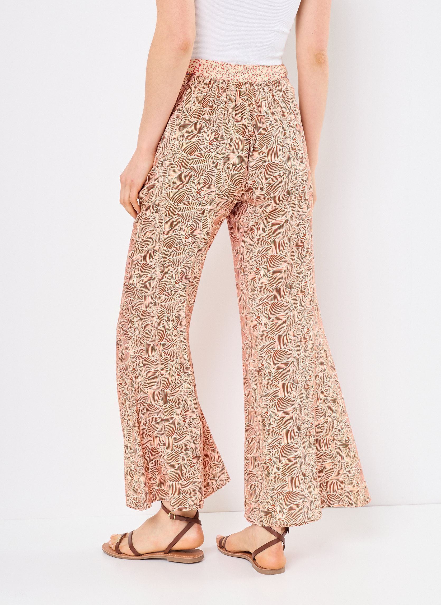 Pantalones anchos M05P127 mujer rojo Meisïe Pantalones anchos M05P127 mujer rojo DRAGON