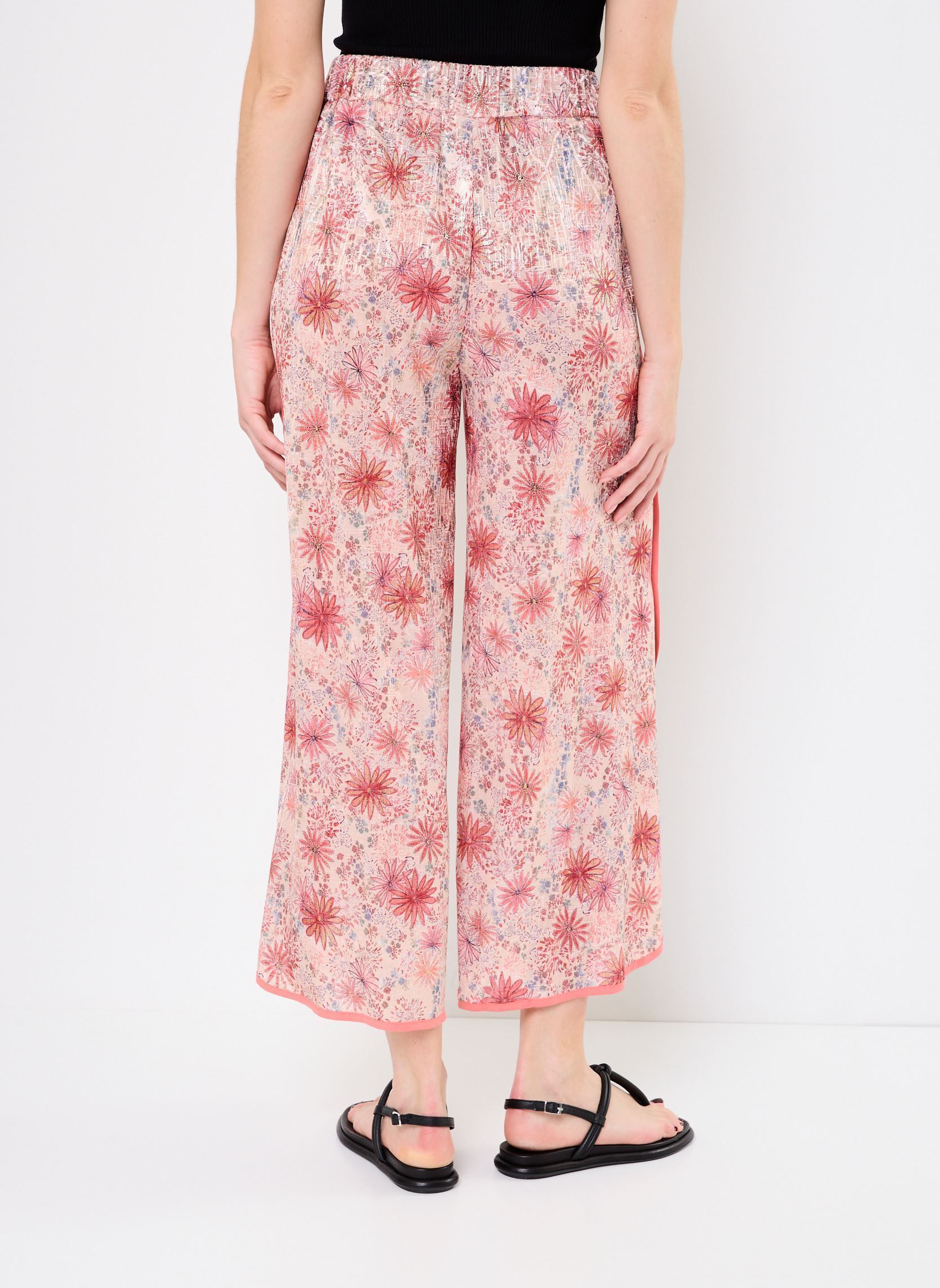 Pantalons larges M05P129 femme multicolore Meisïe Pantalons larges M05P129 femme multicolore HYPE