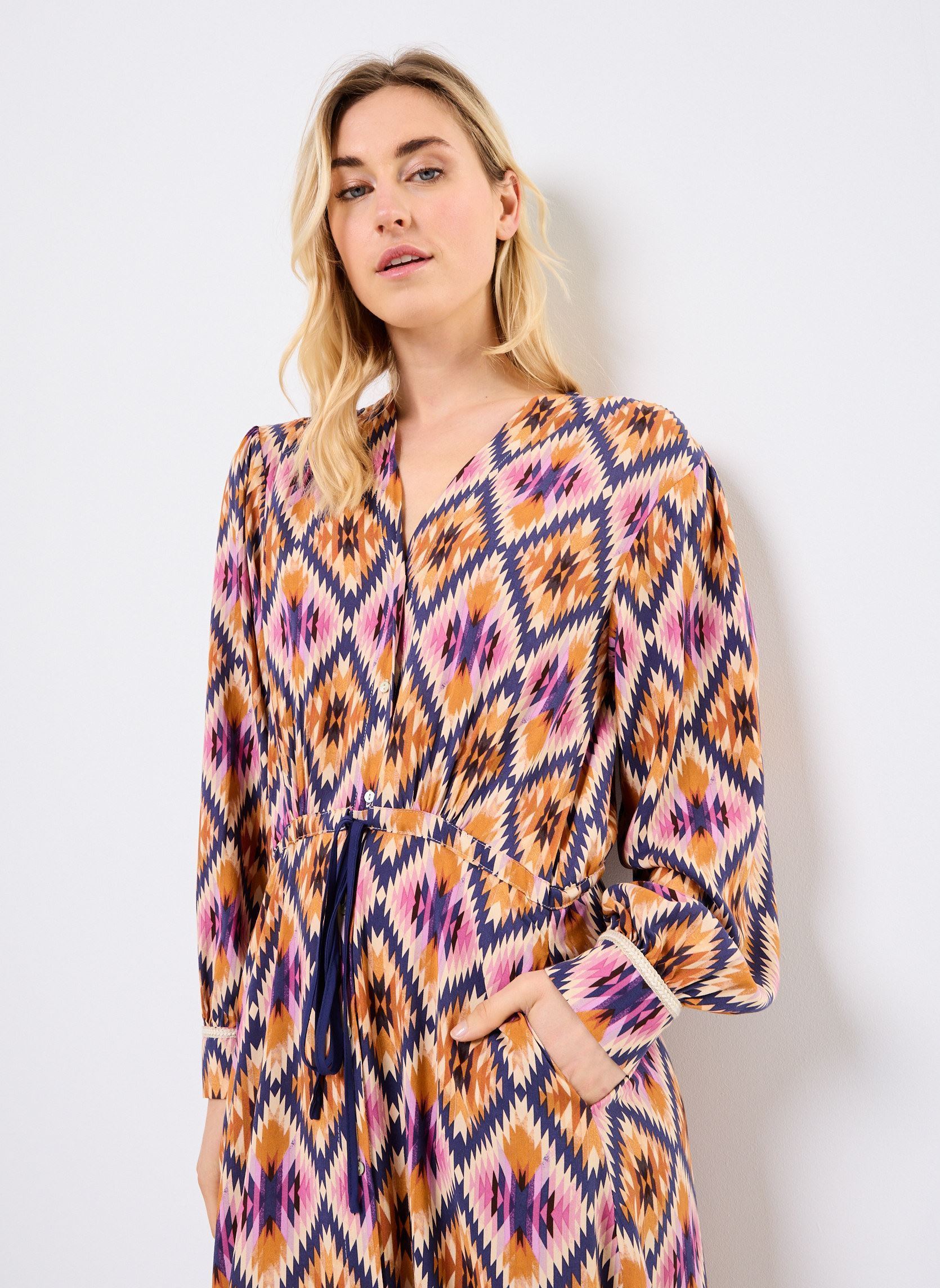 Robes M05V153 femme multicolore Meisïe Robes M05V153 femme multicolore PONY
