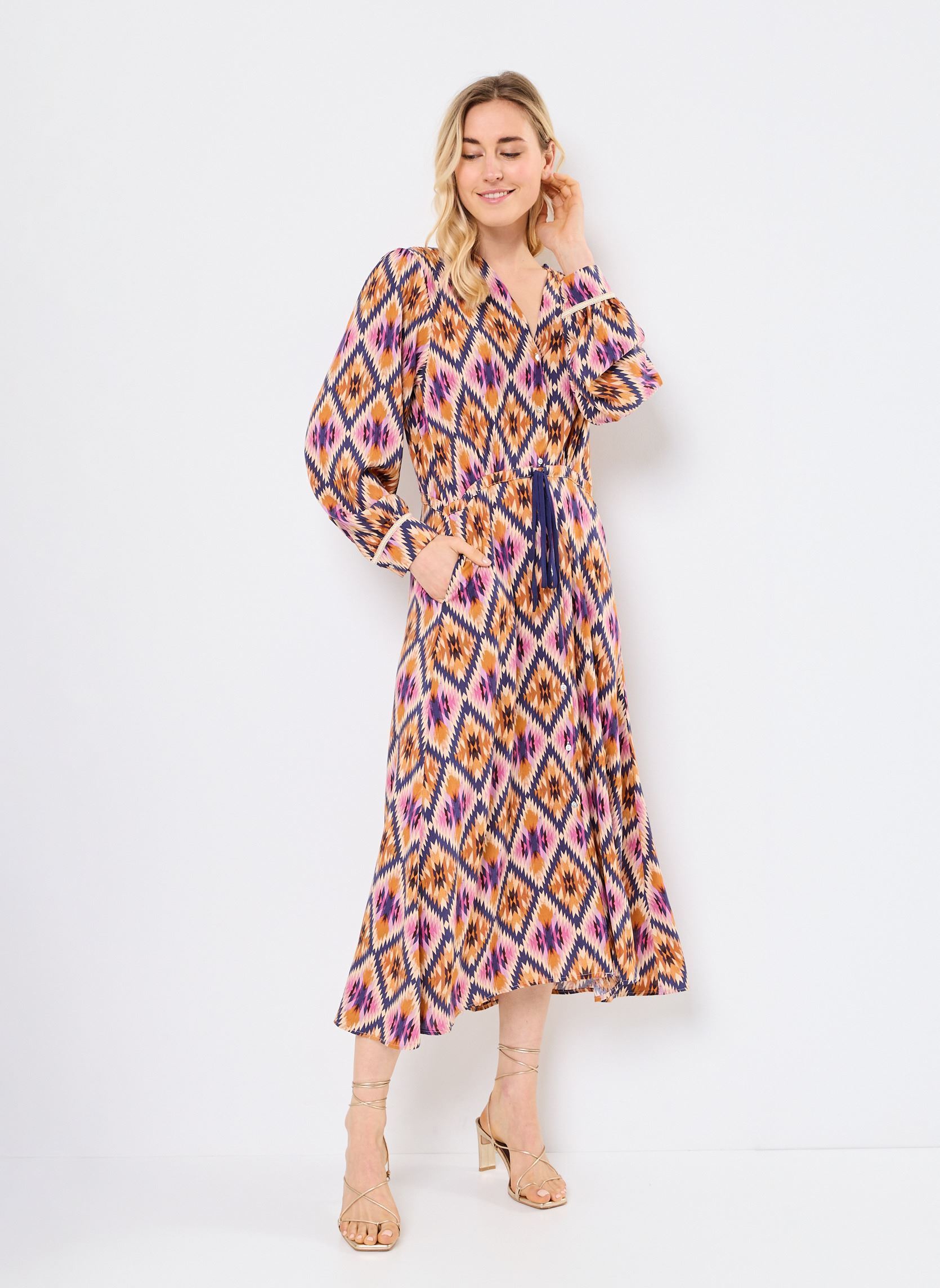 Robes M05V153 femme multicolore Meisïe Robes M05V153 femme multicolore PONY