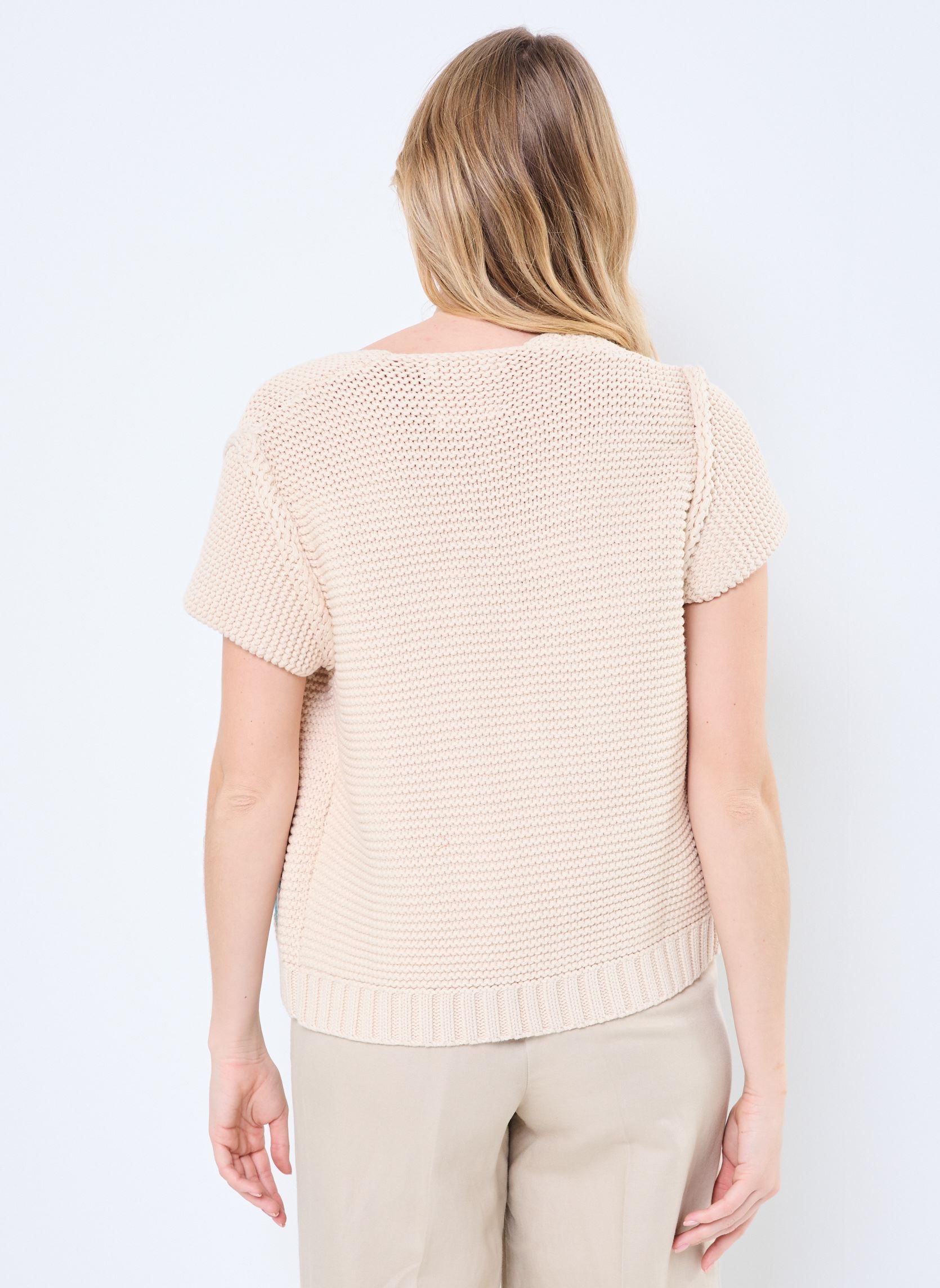Vesten M114K04 dames wit Meisïe Vesten M114K04 dames wit IVORY