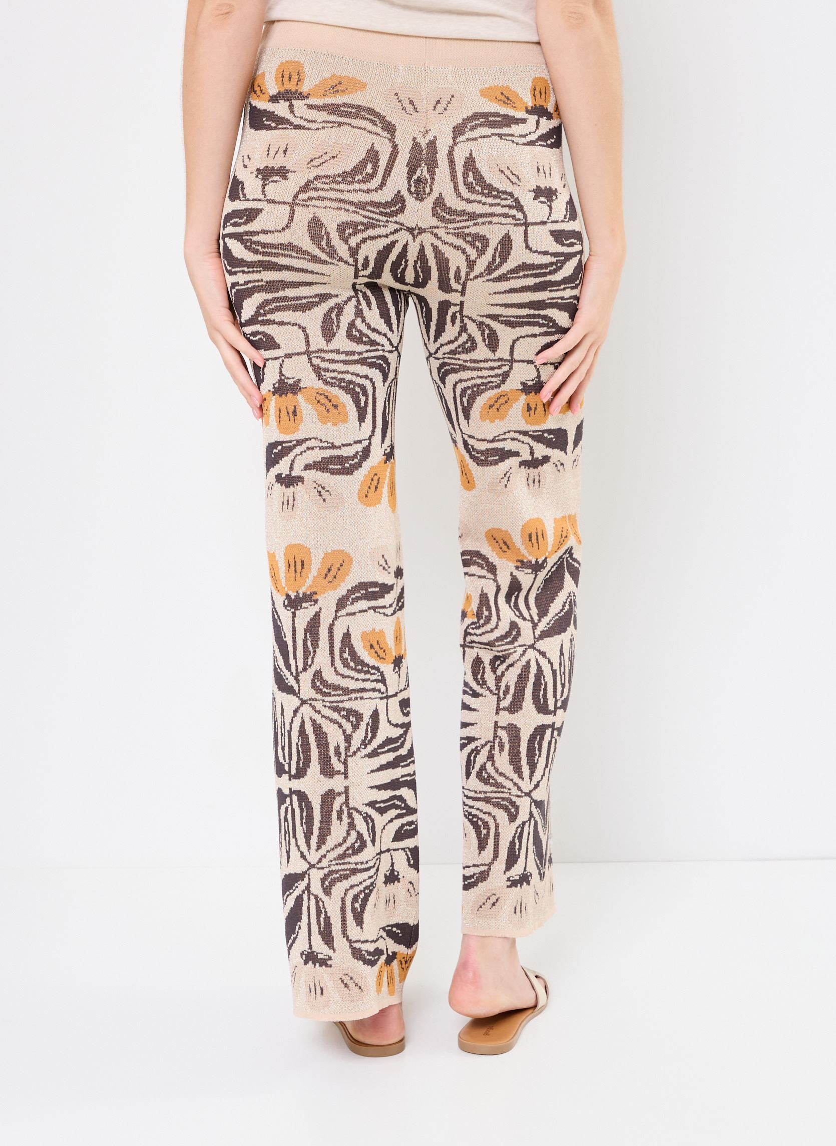 Pantaloni dritti M90P03 donna beige Meisïe Pantaloni dritti M90P03 donna beige NUT