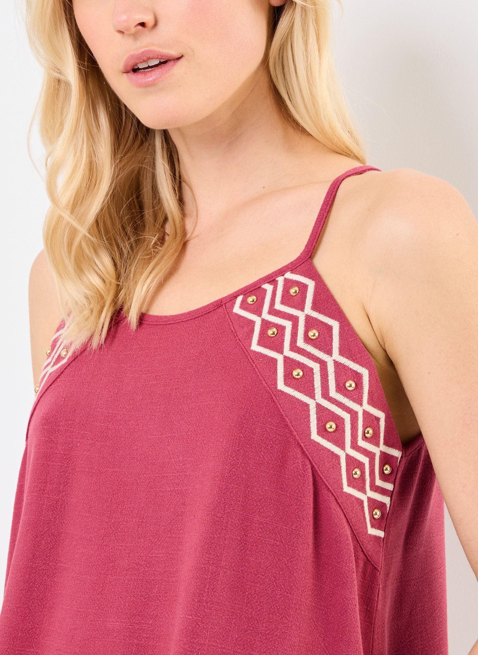 Top M99T02 donna bordeaux Meisïe Top M99T02 donna bordeaux CHERRY