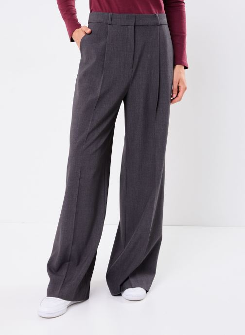 MADE BY Pantalons larges PLICITY femme gris