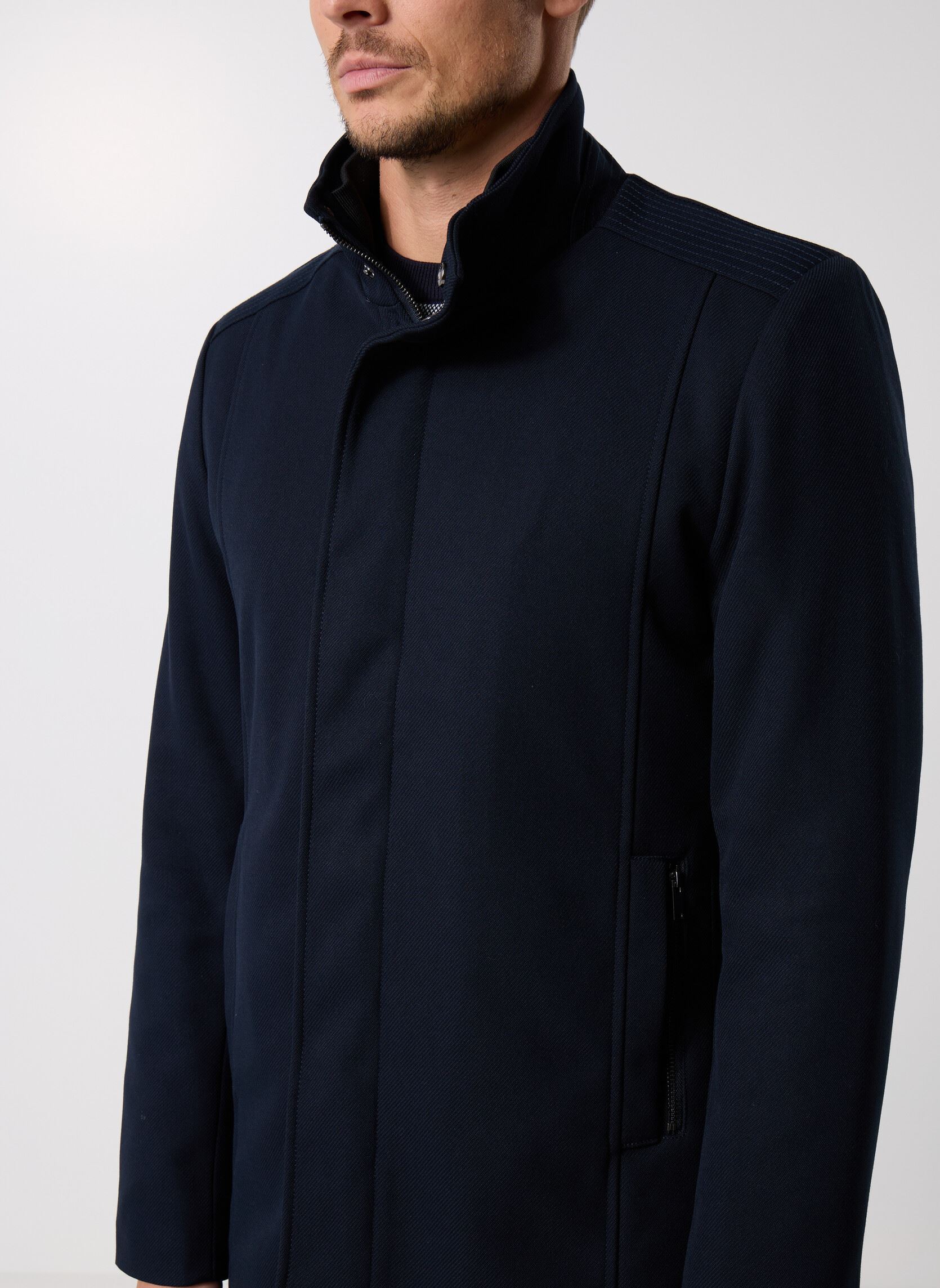 Winterjas VEPARKALO heren blauw MADE BY Winterjas VEPARKALO heren blauw MARINE
