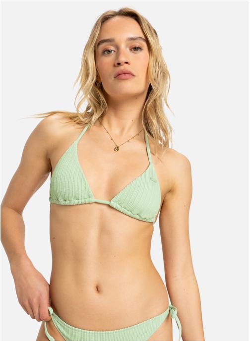 Roxy Hauts de maillot triangle Aruba femme vert