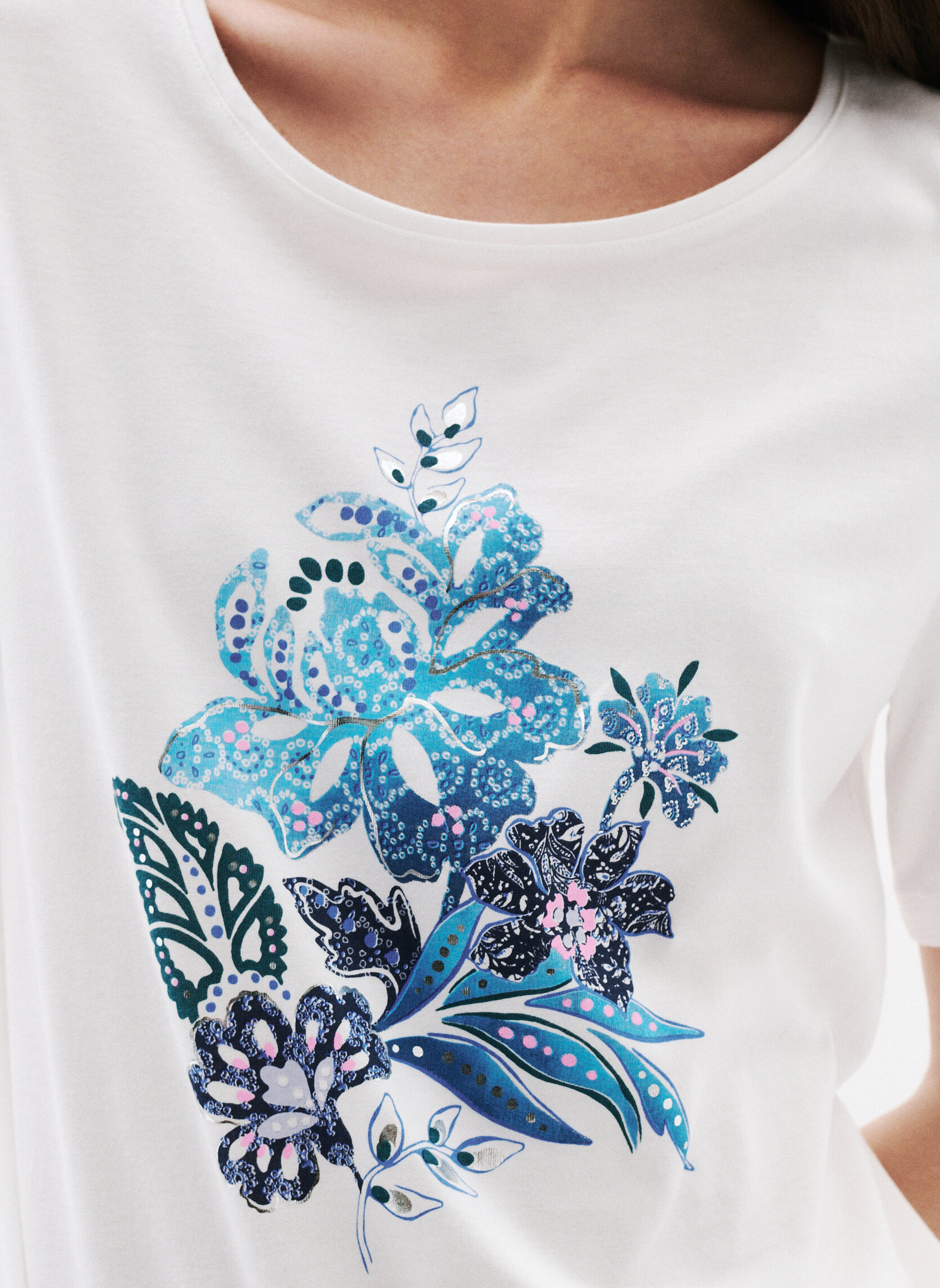 Tee-shirts T-shirts - 251T-TJOSE femme bleu Caroll Tee-shirts T-shirts - 251T-TJOSE femme bleu Bleu fluo