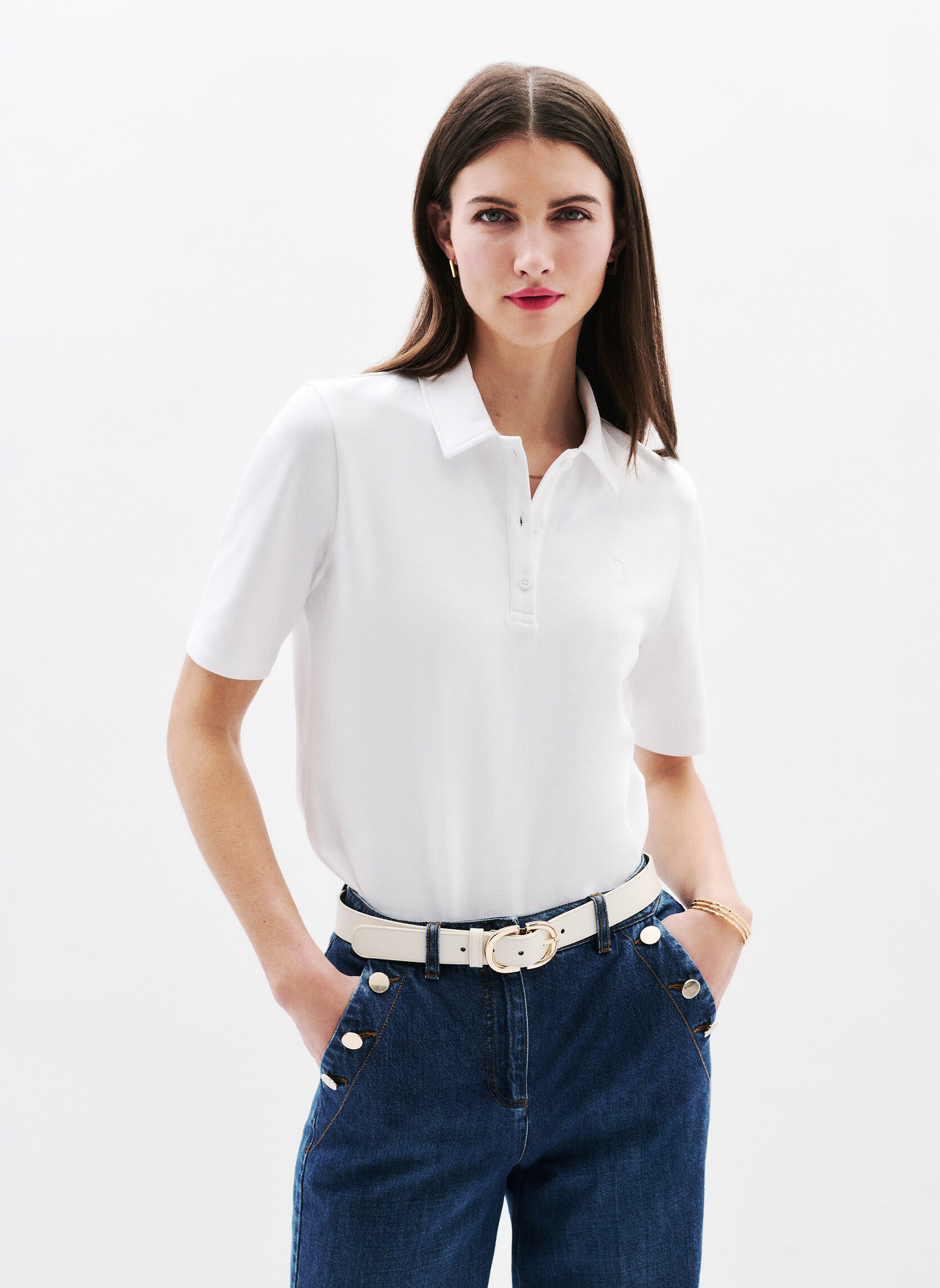 Tee-shirts 251T-TCANDY femme blanc Caroll Tee-shirts 251T-TCANDY femme blanc Blanc