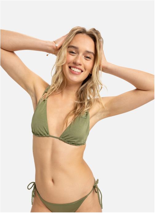 Roxy Hauts de maillot triangle Brilho femme vert