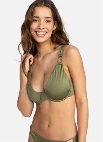 Hauts de maillot balconnet Brilho femme vert Roxy Hauts de maillot balconnet Brilho femme vert Vert