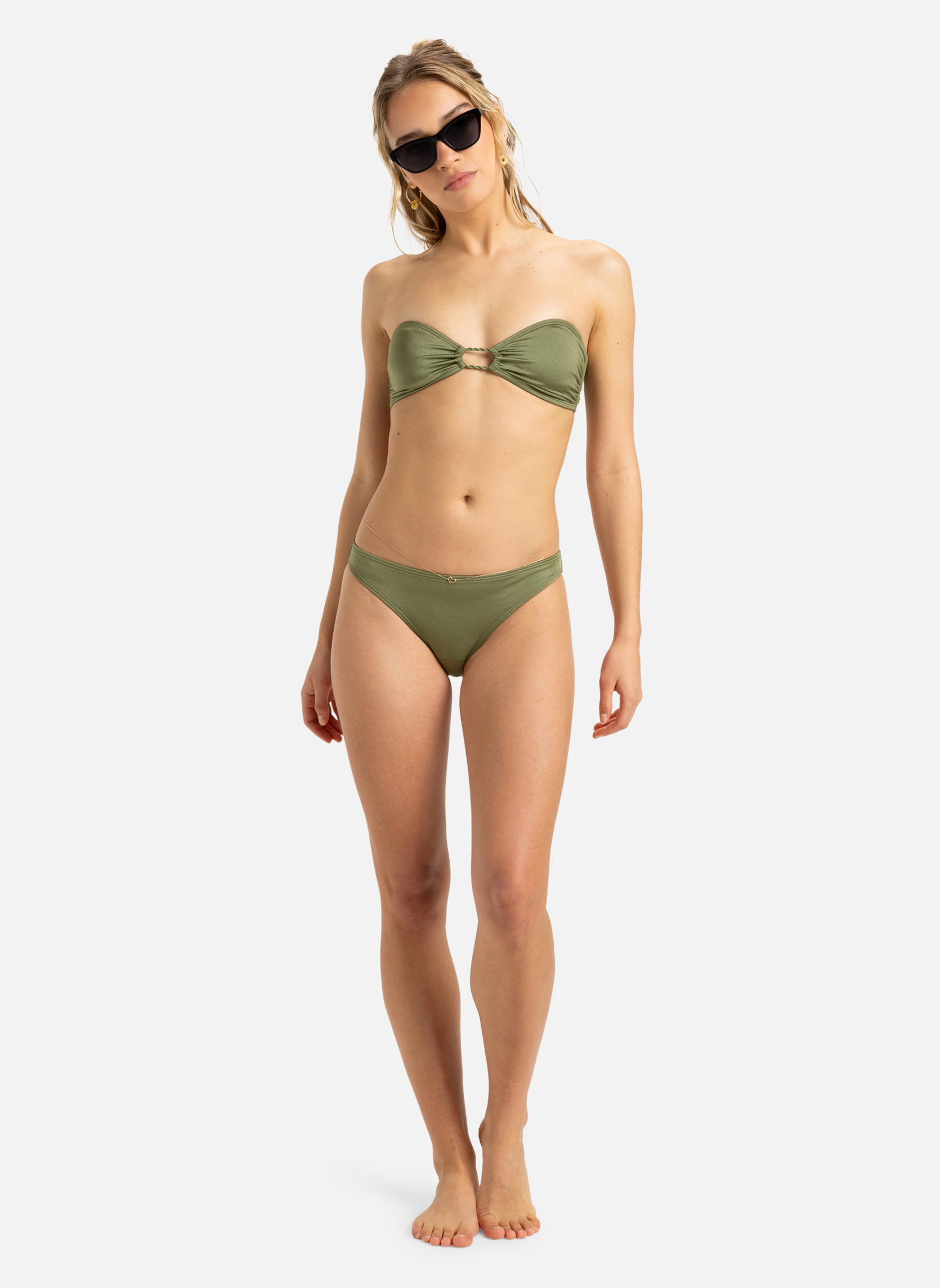 Bas de maillot culotte Brilho femme vert Roxy Bas de maillot culotte Brilho femme vert Vert
