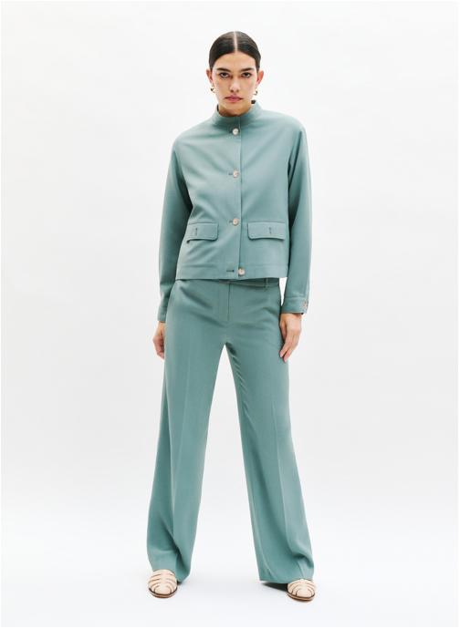Caroll Vestes de costume Blazers - 251V-VERONIQUE femme vert