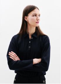 Polos T-shirts - 251T-TDERRICKA2 femme bleu Caroll Polos T-shirts - 251T-TDERRICKA2 femme bleu Bleu marine