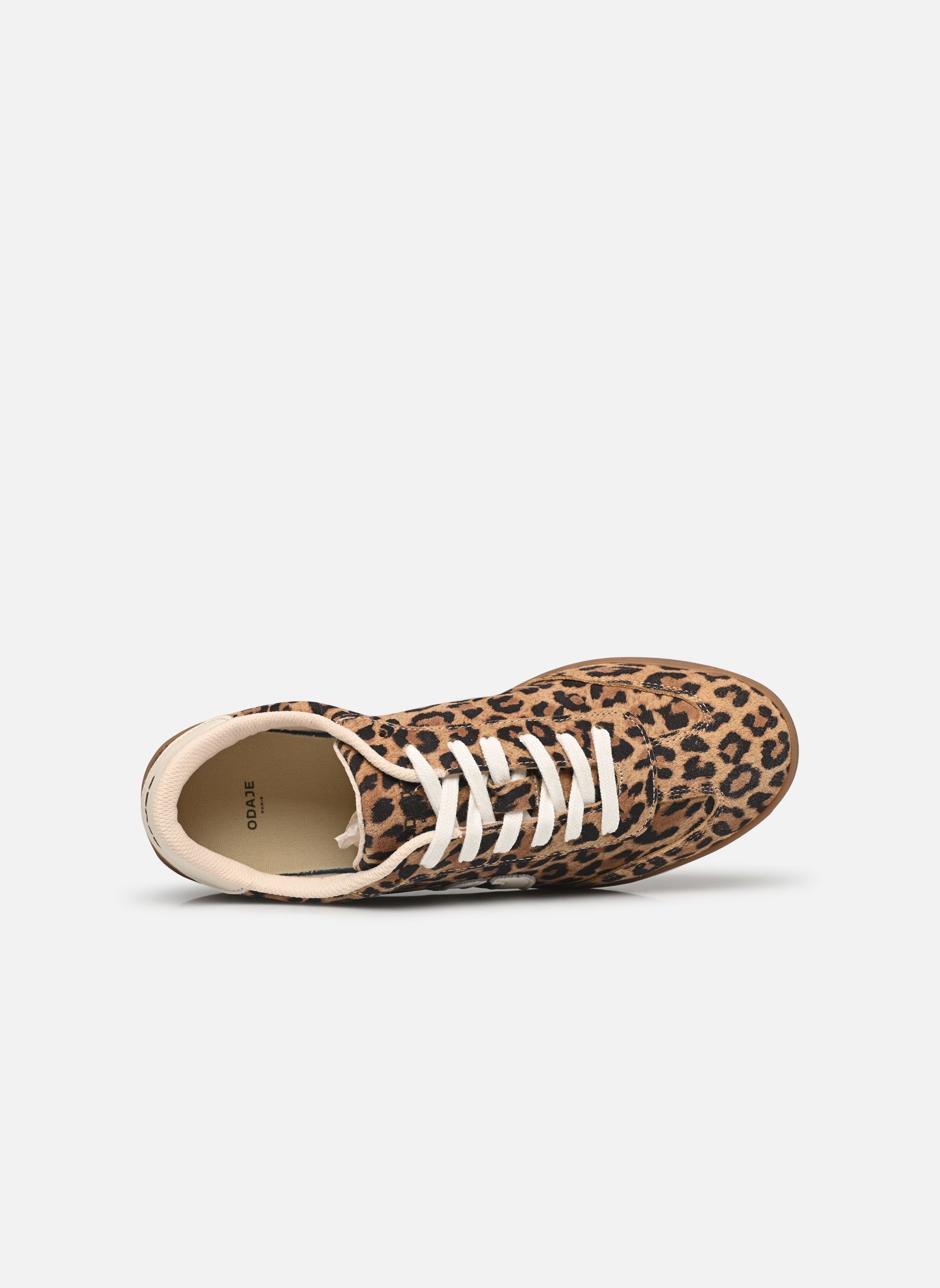 Baskets basses Lucia femme marron Odaje Baskets basses Lucia femme marron LÉOPARD