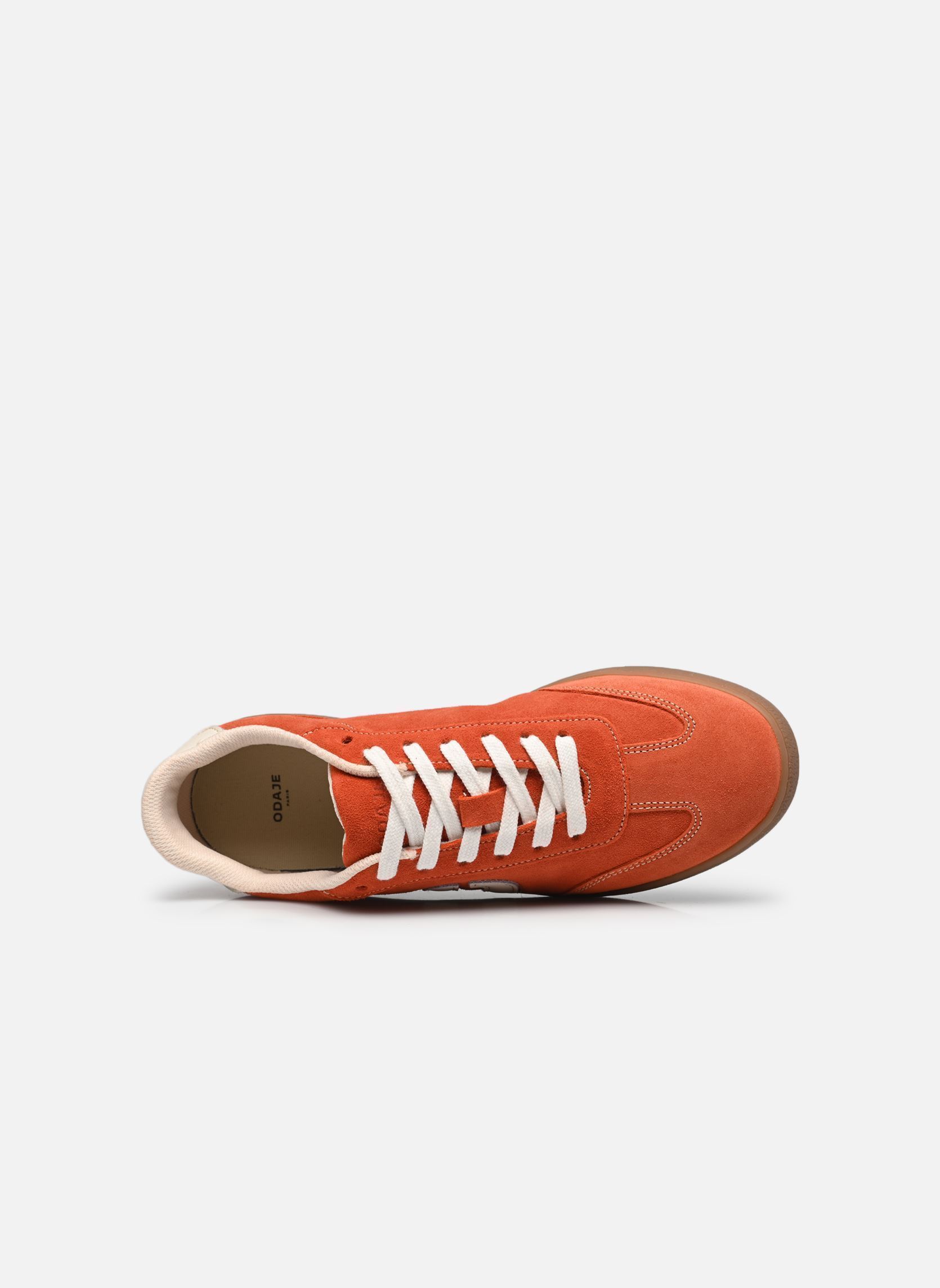 Baskets basses Lucia femme orange Odaje Baskets basses Lucia femme orange ORANGE ÉCRU