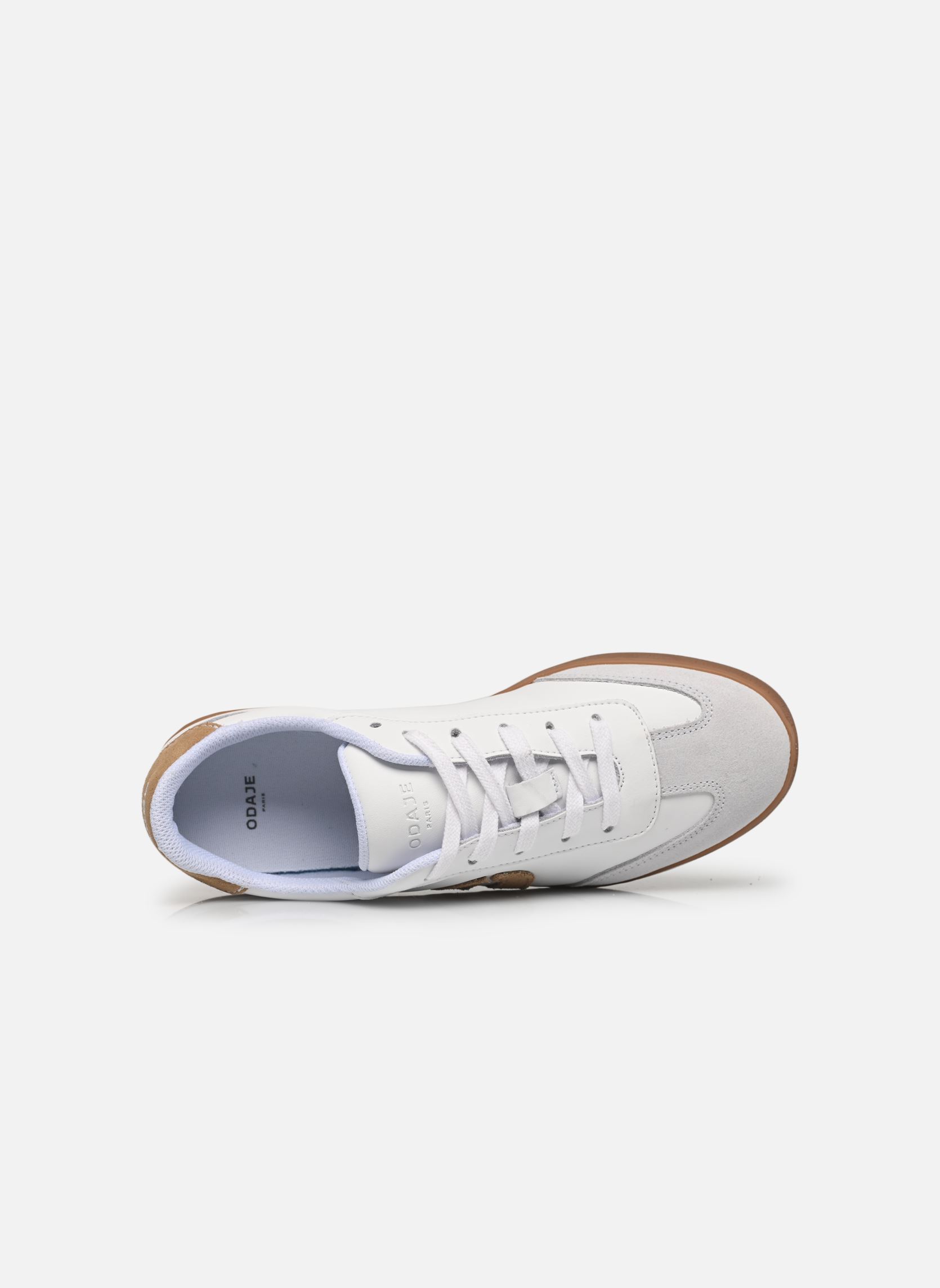 Lage sneakers Lucia dames wit Odaje Lage sneakers Lucia dames wit BLANC BEIGE