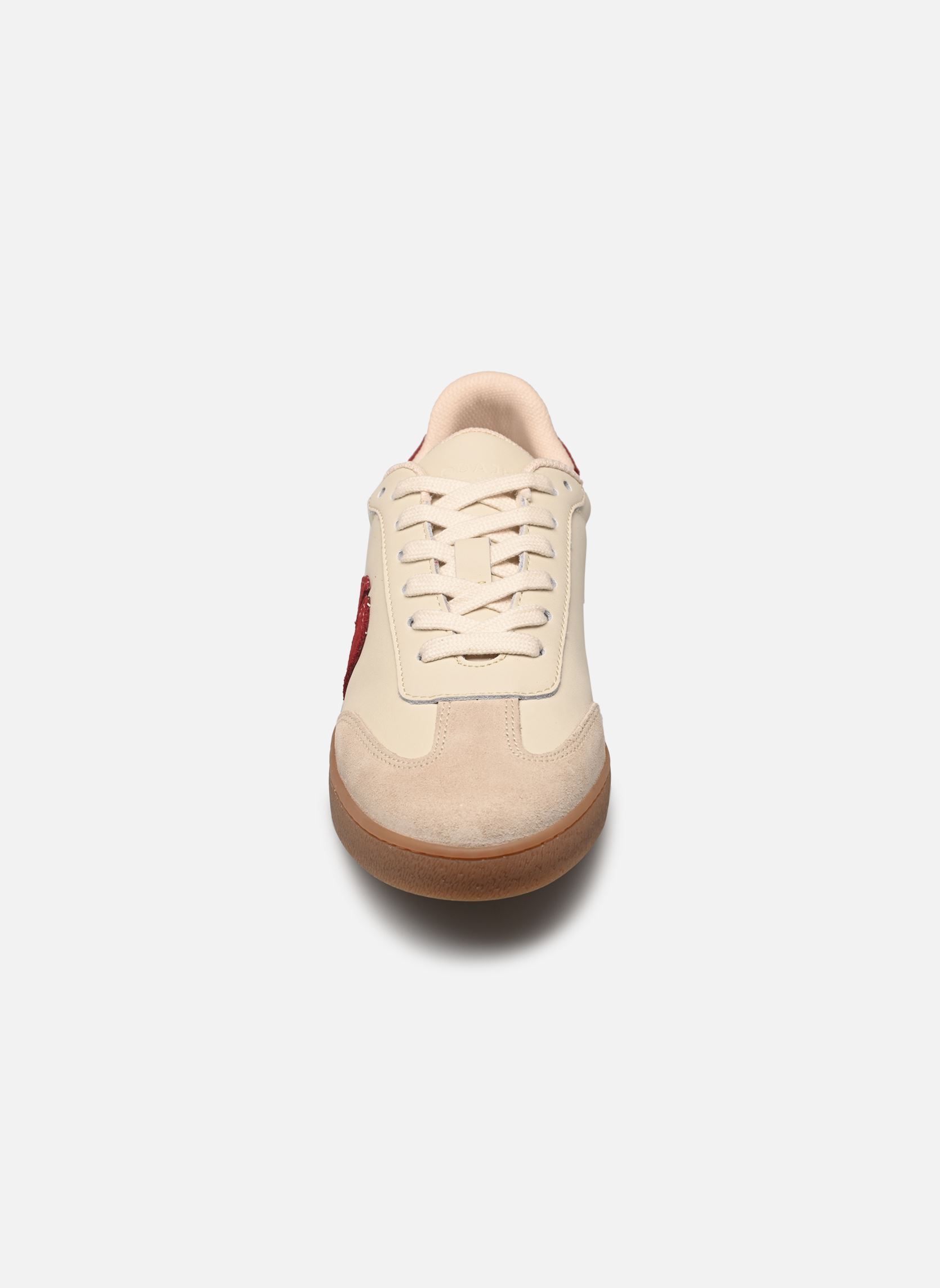 Niedrige Sneaker Lucia damen beige Odaje Niedrige Sneaker Lucia damen beige ÉCRU BORDEAUX
