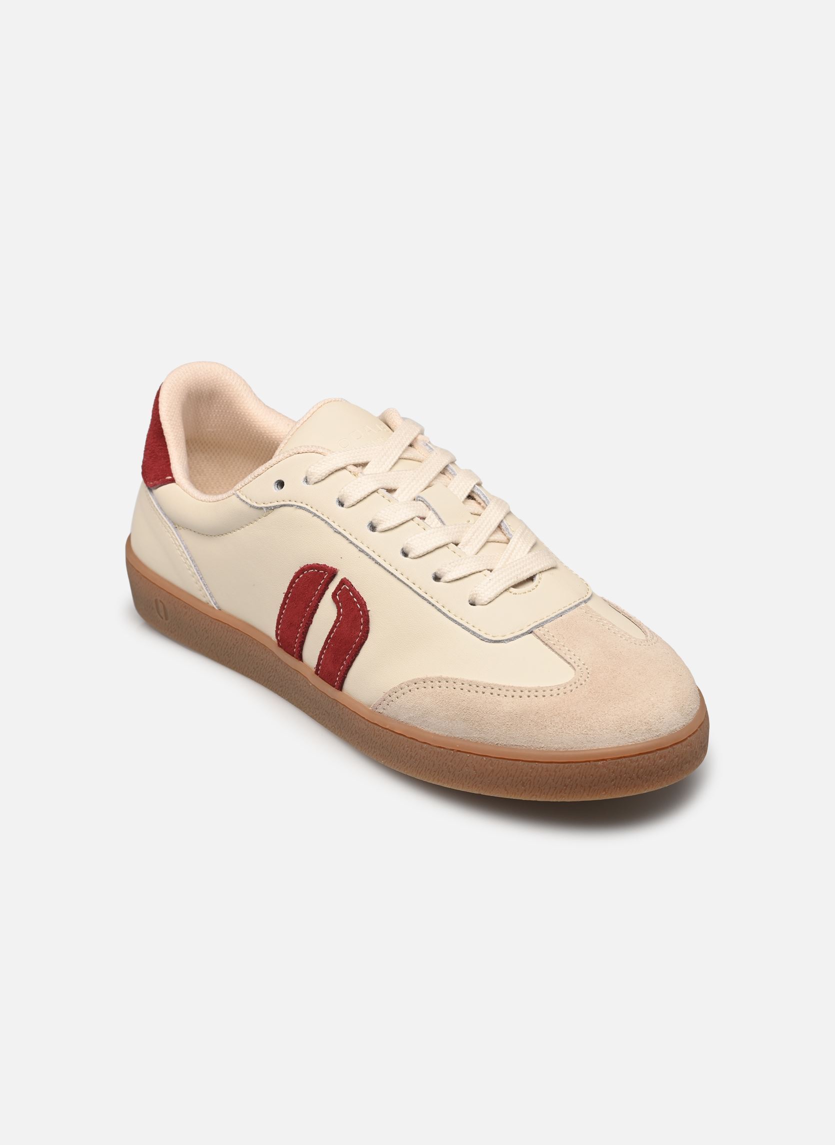 Niedrige Sneaker Lucia damen beige Odaje Niedrige Sneaker Lucia damen beige ÉCRU BORDEAUX
