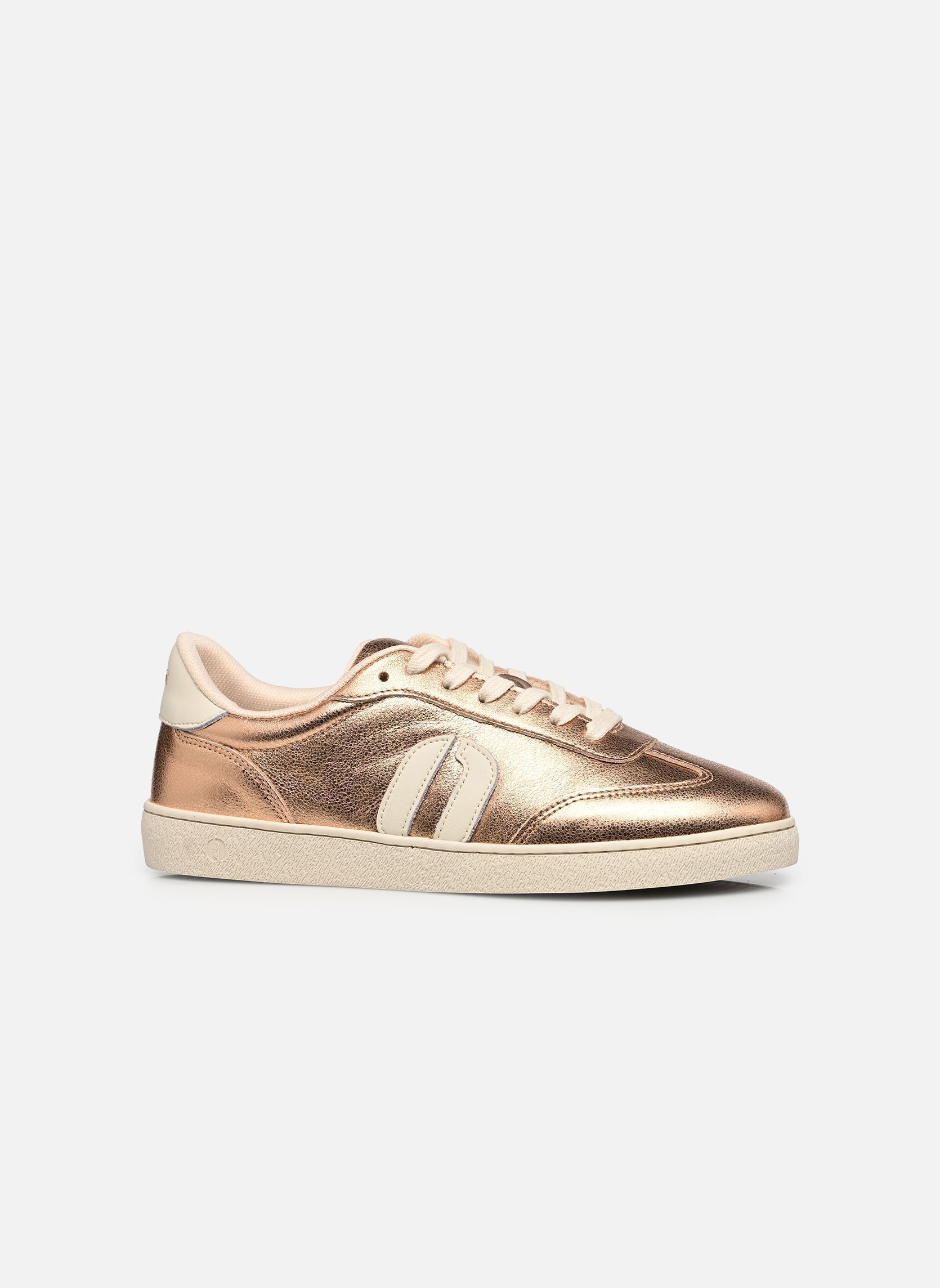 Zapatillas bajas Lucia mujer oro y bronce Odaje Zapatillas bajas Lucia mujer oro y bronce CUIVRE ÉCRU