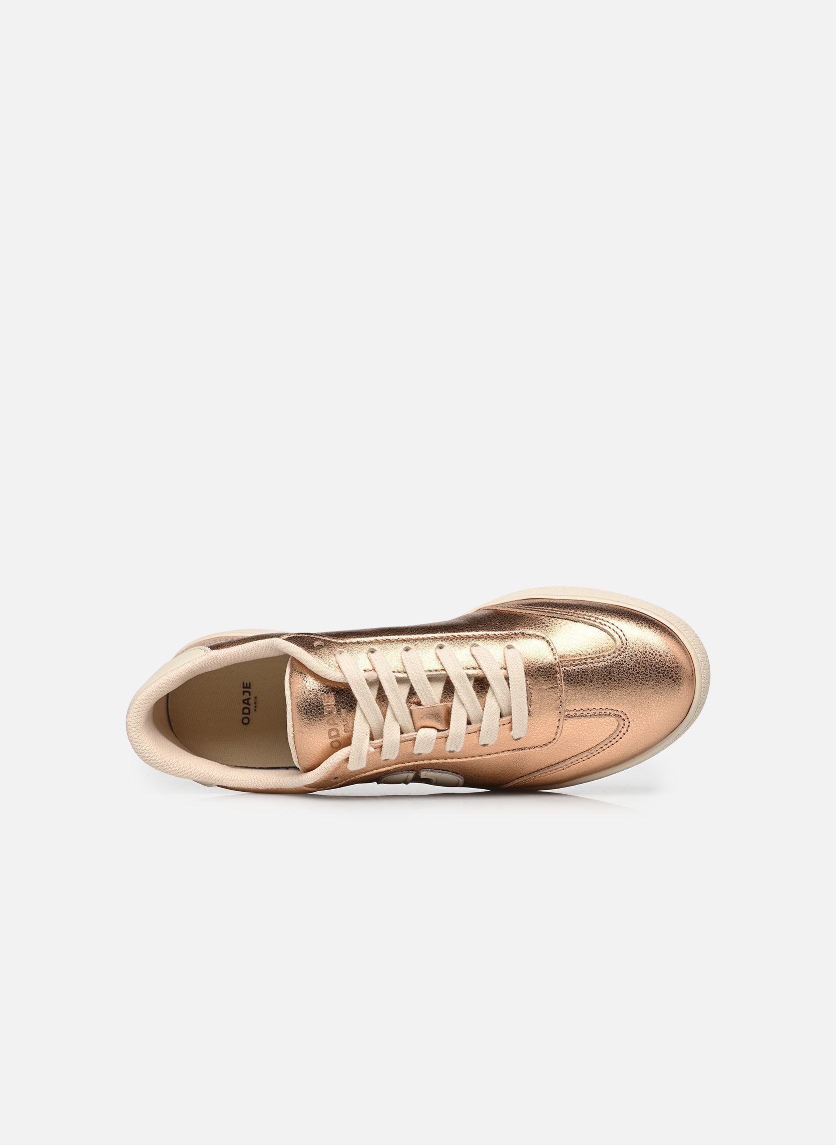 Zapatillas bajas Lucia mujer oro y bronce Odaje Zapatillas bajas Lucia mujer oro y bronce CUIVRE ÉCRU