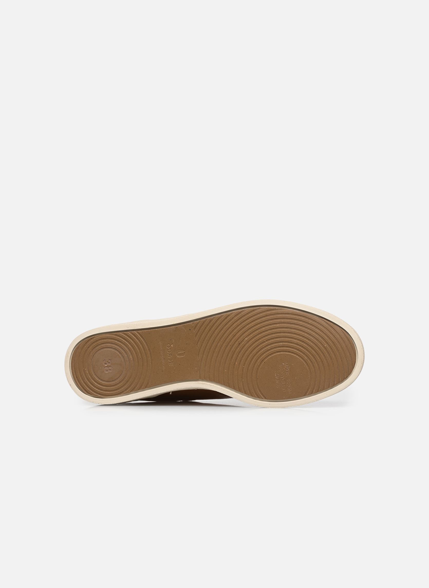 Zapatillas bajas Lucia mujer oro y bronce Odaje Zapatillas bajas Lucia mujer oro y bronce CUIVRE ÉCRU