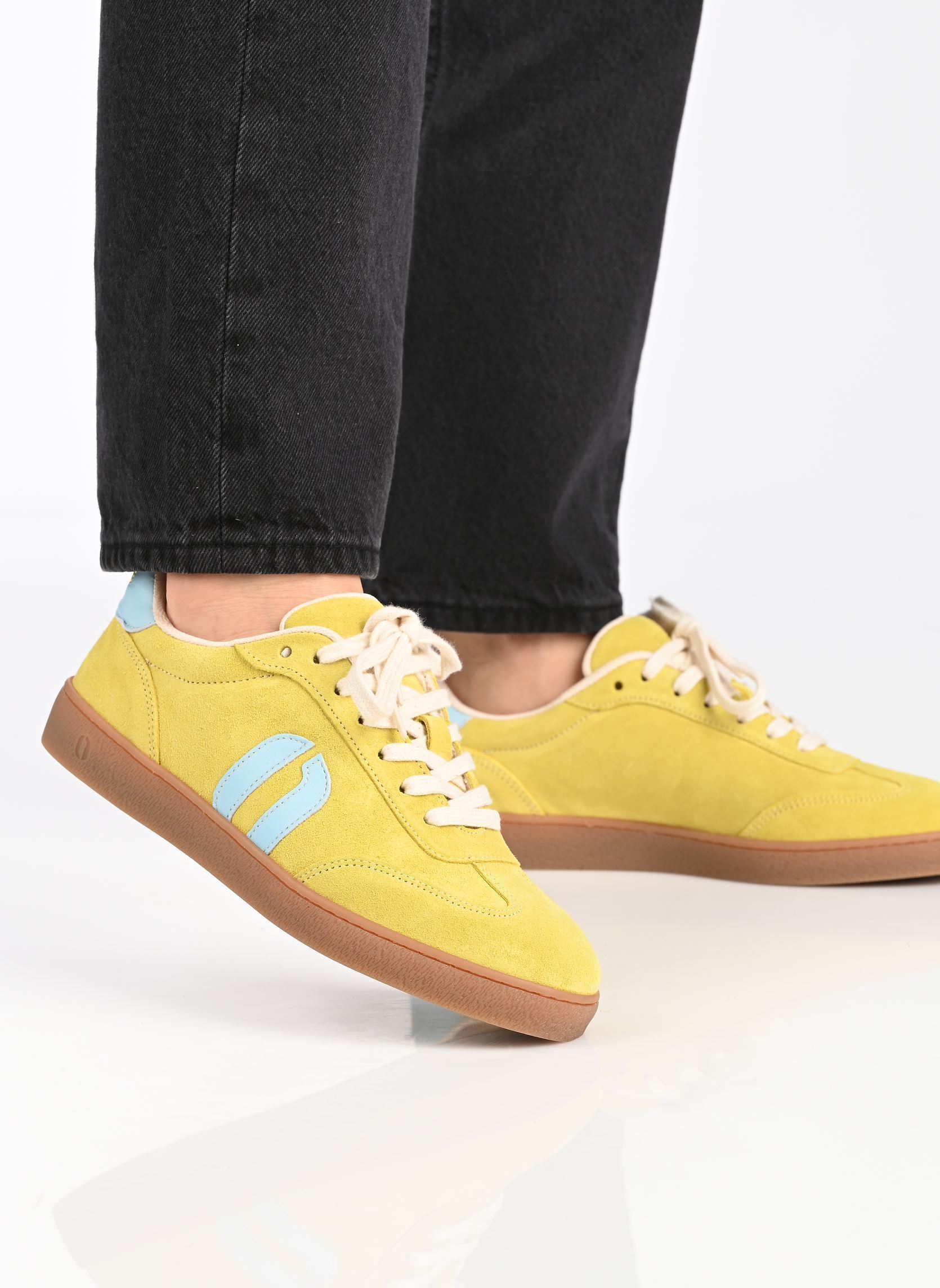 Baskets basses Lucia femme jaune Odaje Baskets basses Lucia femme jaune CITRON CIEL