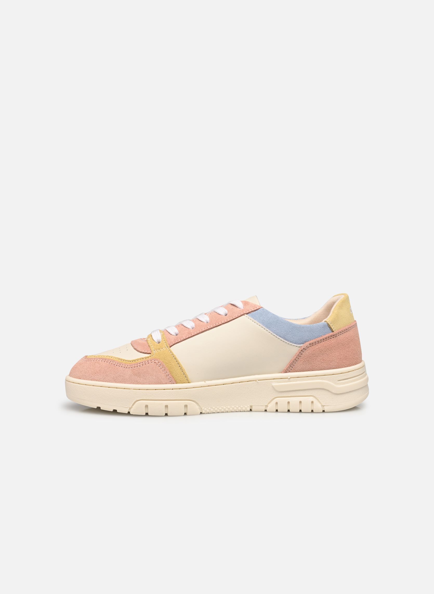 Baskets basses Nora femme multicolore Odaje Baskets basses Nora femme multicolore NUDE JAUNE BLANC