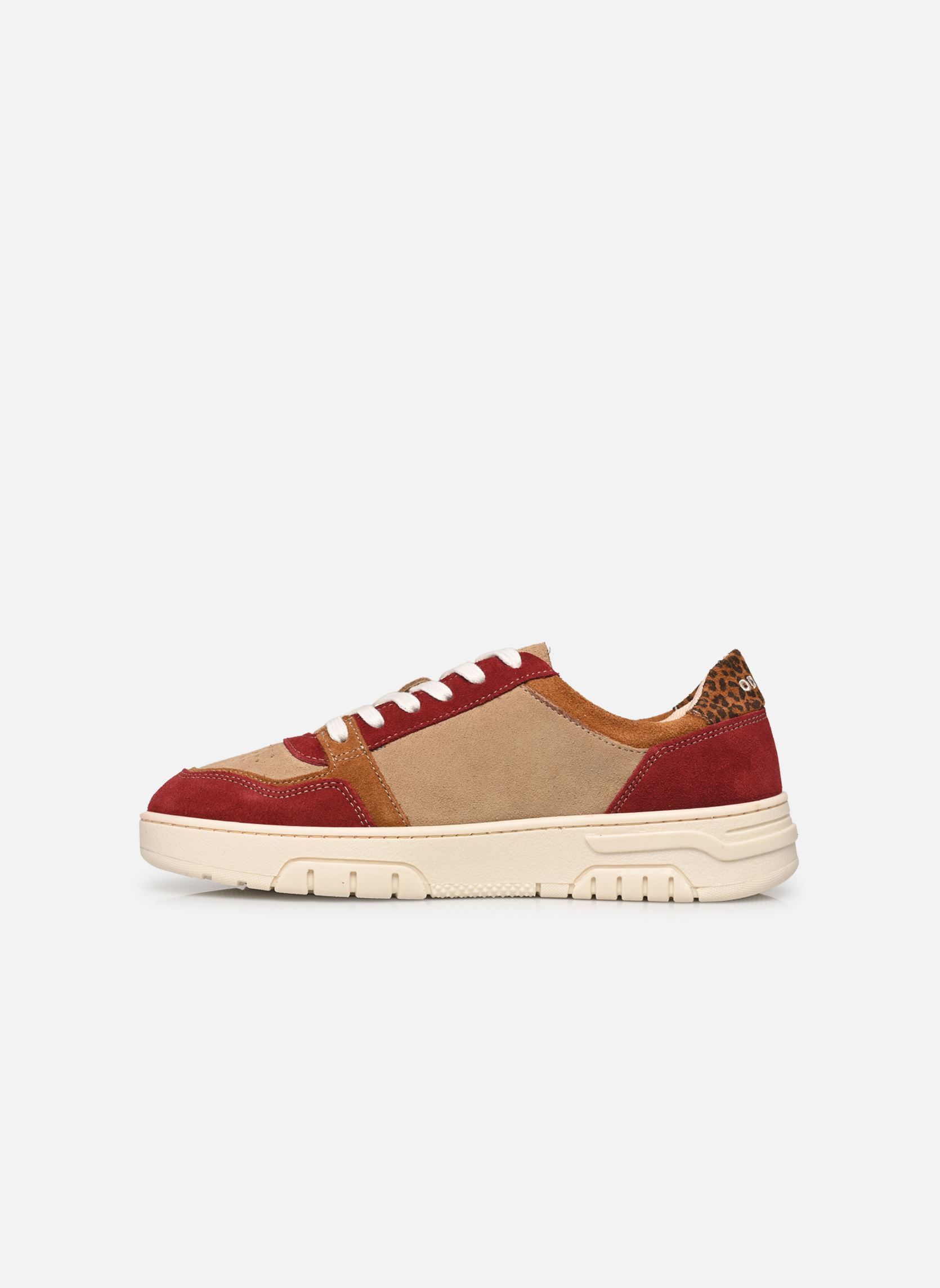 Baskets basses Nora femme bordeaux Odaje Baskets basses Nora femme bordeaux BORDEAUX CAMEL BEIGE