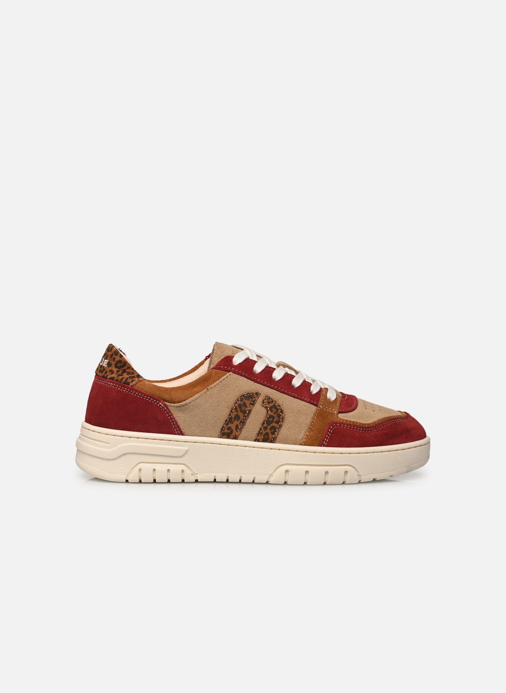Baskets basses Nora femme bordeaux Odaje Baskets basses Nora femme bordeaux BORDEAUX CAMEL BEIGE