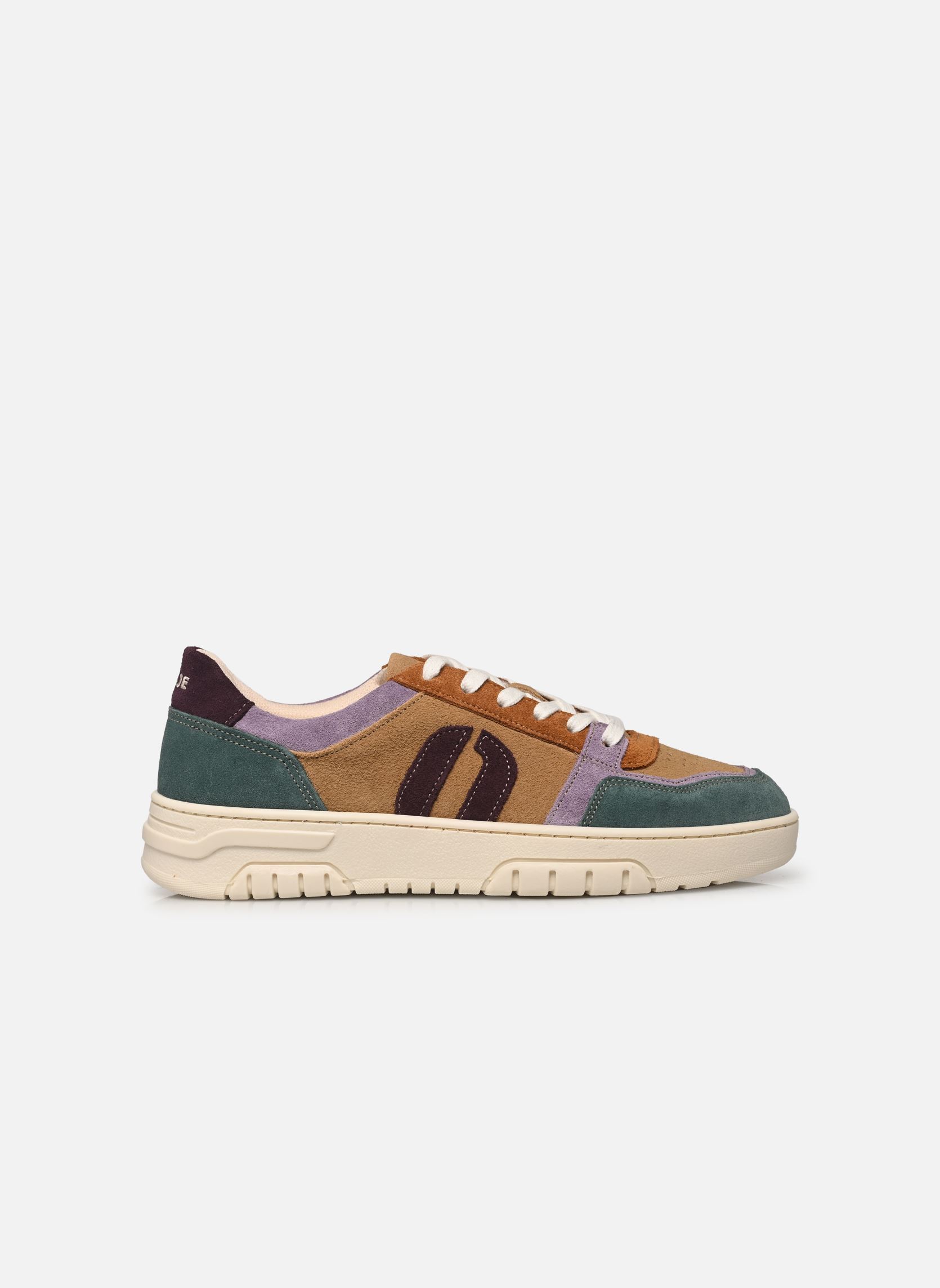 Niedrige Sneaker Nora damen grün Odaje Niedrige Sneaker Nora damen grün VERT LILAS BEIGE