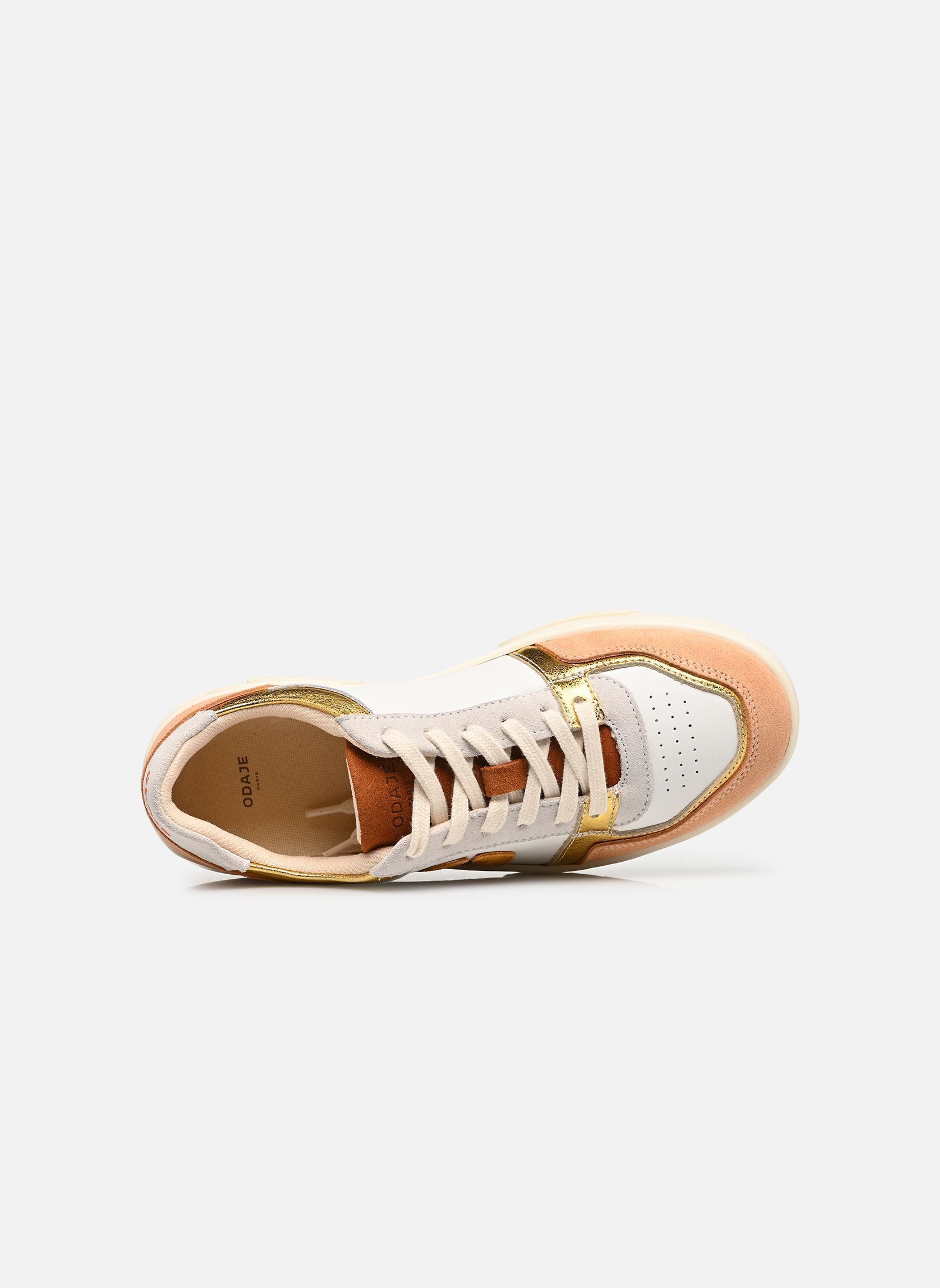 Baskets basses Nora femme multicolore Odaje Baskets basses Nora femme multicolore BLANC BLUSH DORÉ
