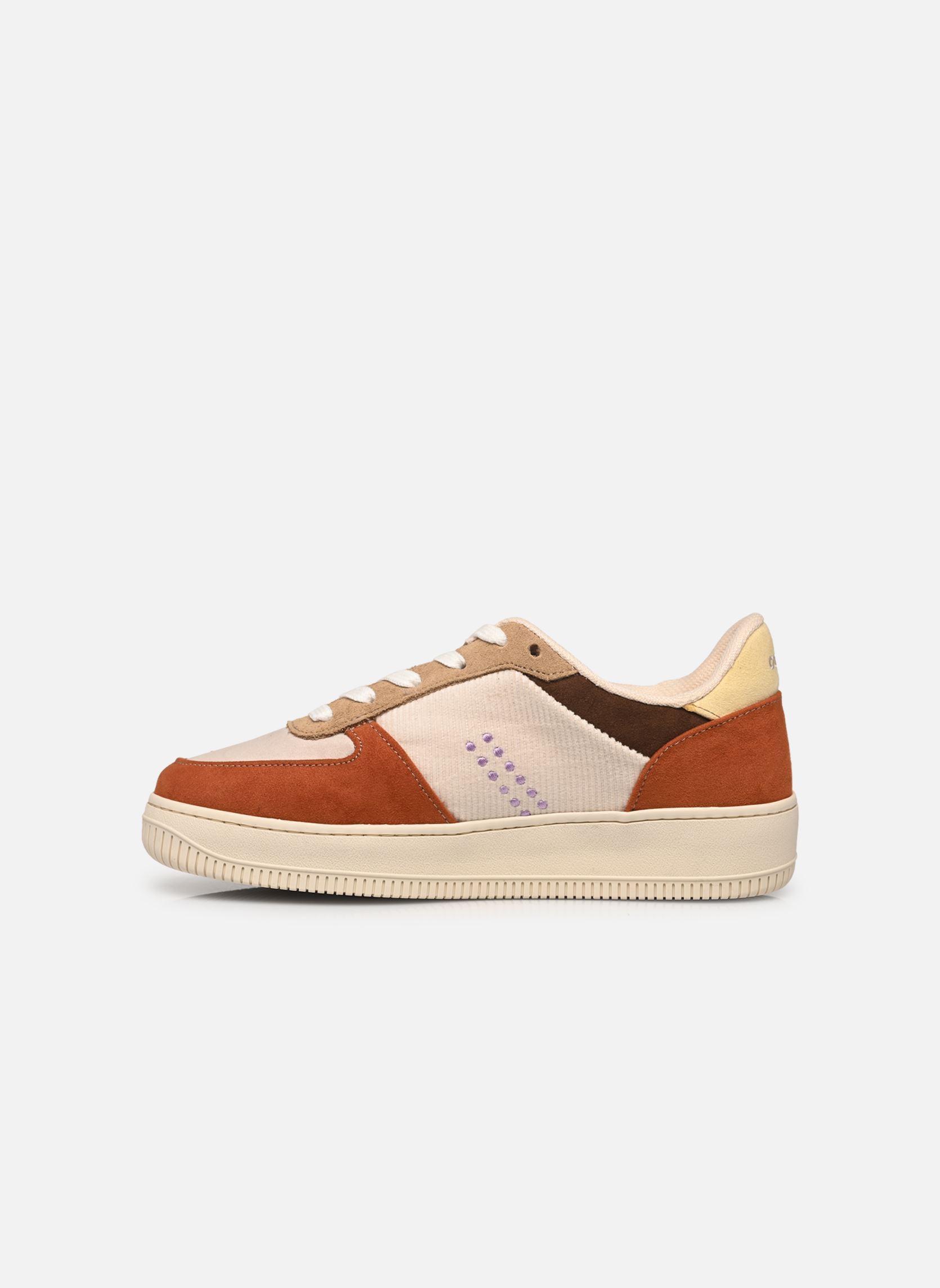 Niedrige Sneaker Maxence F damen mehrfarbig Odaje Niedrige Sneaker Maxence F damen mehrfarbig BRIQUE ÉCRU BEIGE