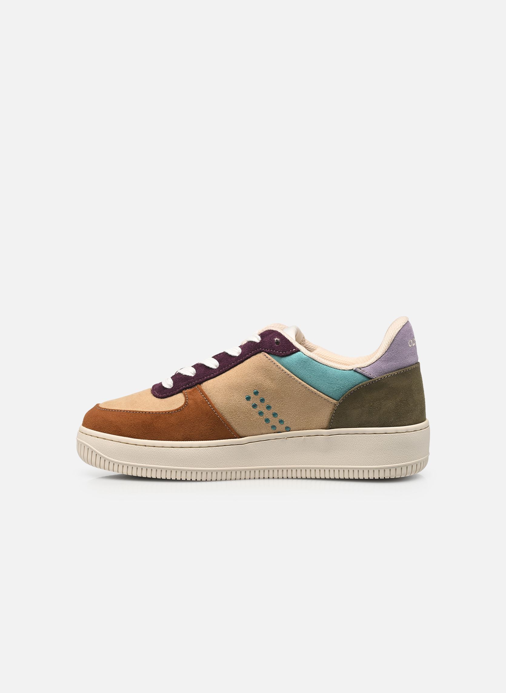 Niedrige Sneaker Maxence F damen braun Odaje Niedrige Sneaker Maxence F damen braun MARRON BEIGE PRUNE