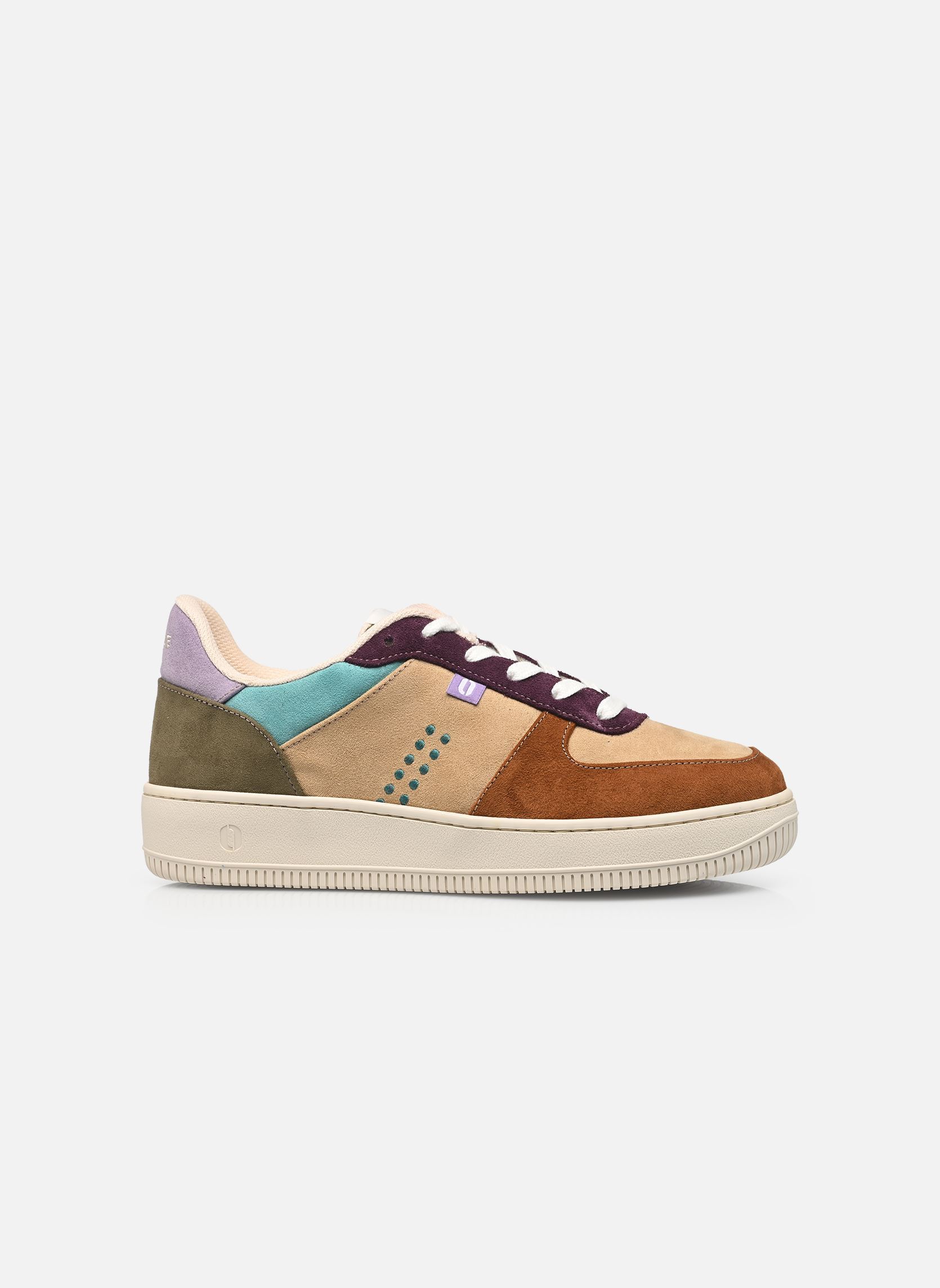 Niedrige Sneaker Maxence F damen braun Odaje Niedrige Sneaker Maxence F damen braun MARRON BEIGE PRUNE