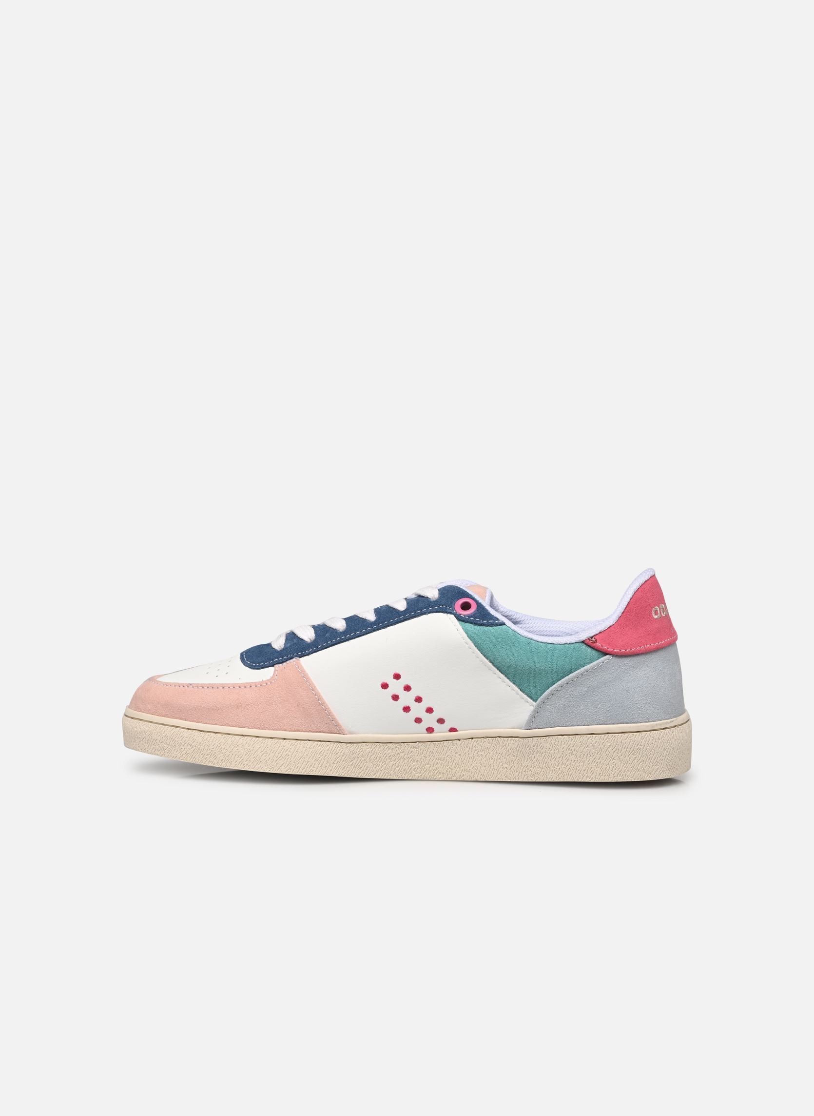 Zapatillas bajas Marie mujer multicolor Odaje Zapatillas bajas Marie mujer multicolor VIEUX ROSE BLANC PÉTROLE