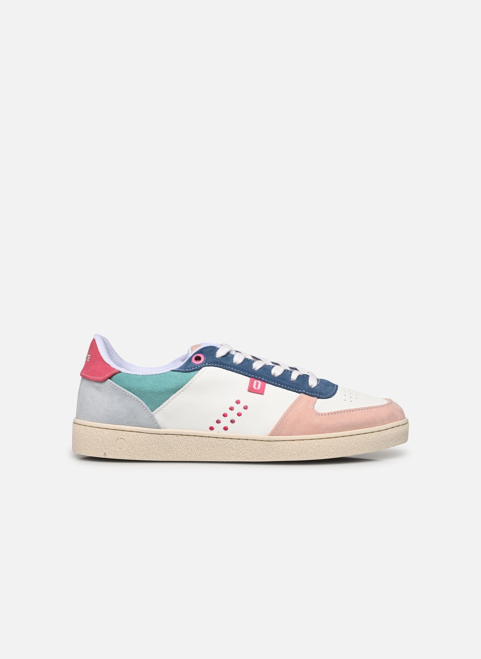 Zapatillas bajas Marie mujer multicolor Odaje Zapatillas bajas Marie mujer multicolor VIEUX ROSE BLANC PÉTROLE