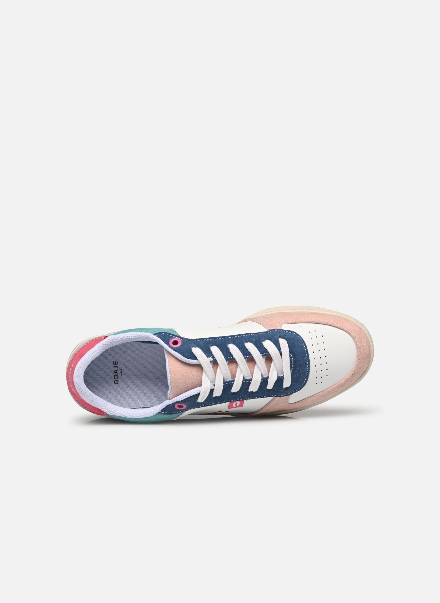 Zapatillas bajas Marie mujer multicolor Odaje Zapatillas bajas Marie mujer multicolor VIEUX ROSE BLANC PÉTROLE