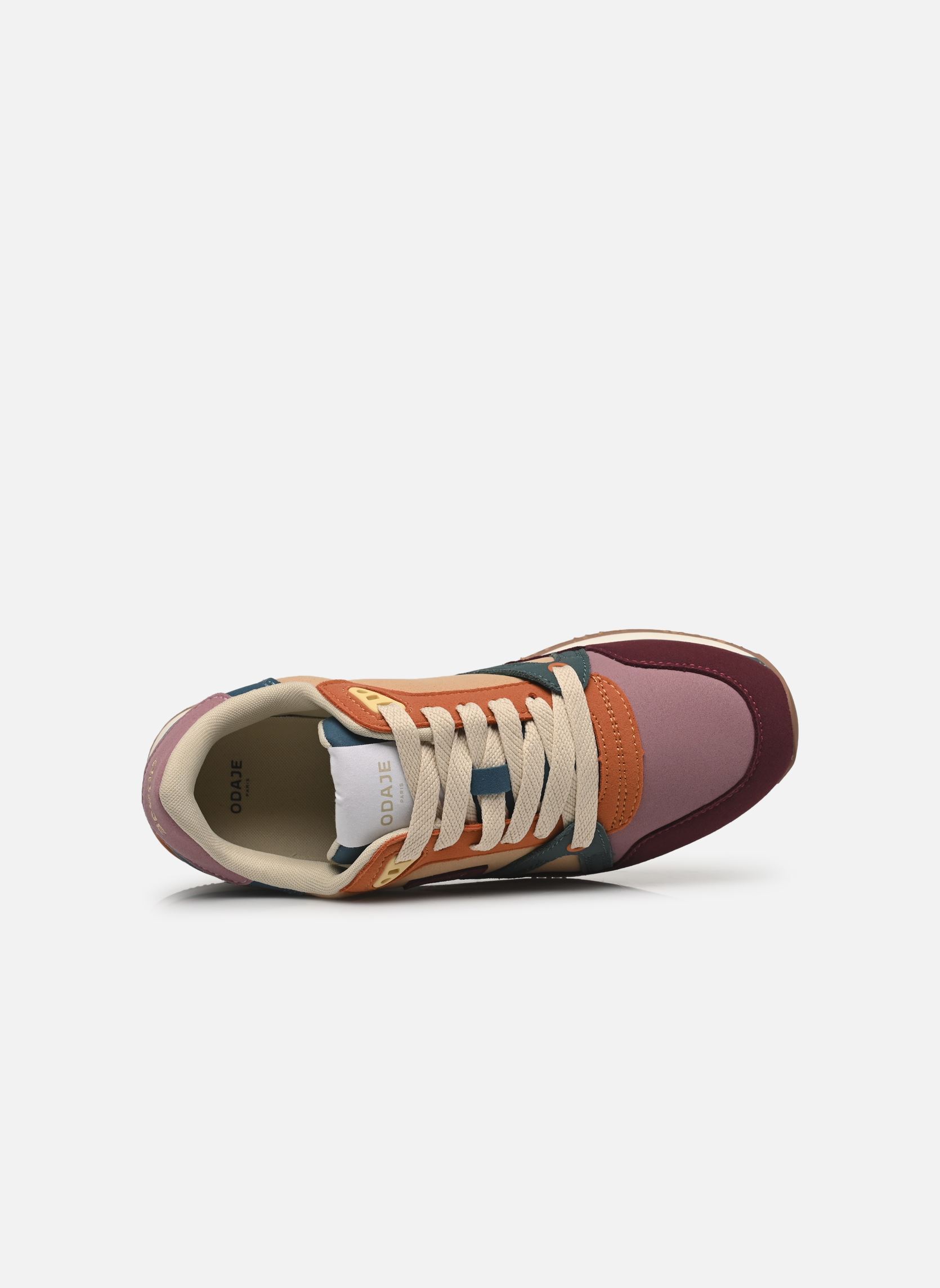 Sneaker Andrée damen violett Odaje Sneaker Andrée damen violett PRUNE ROSE BRIQUE