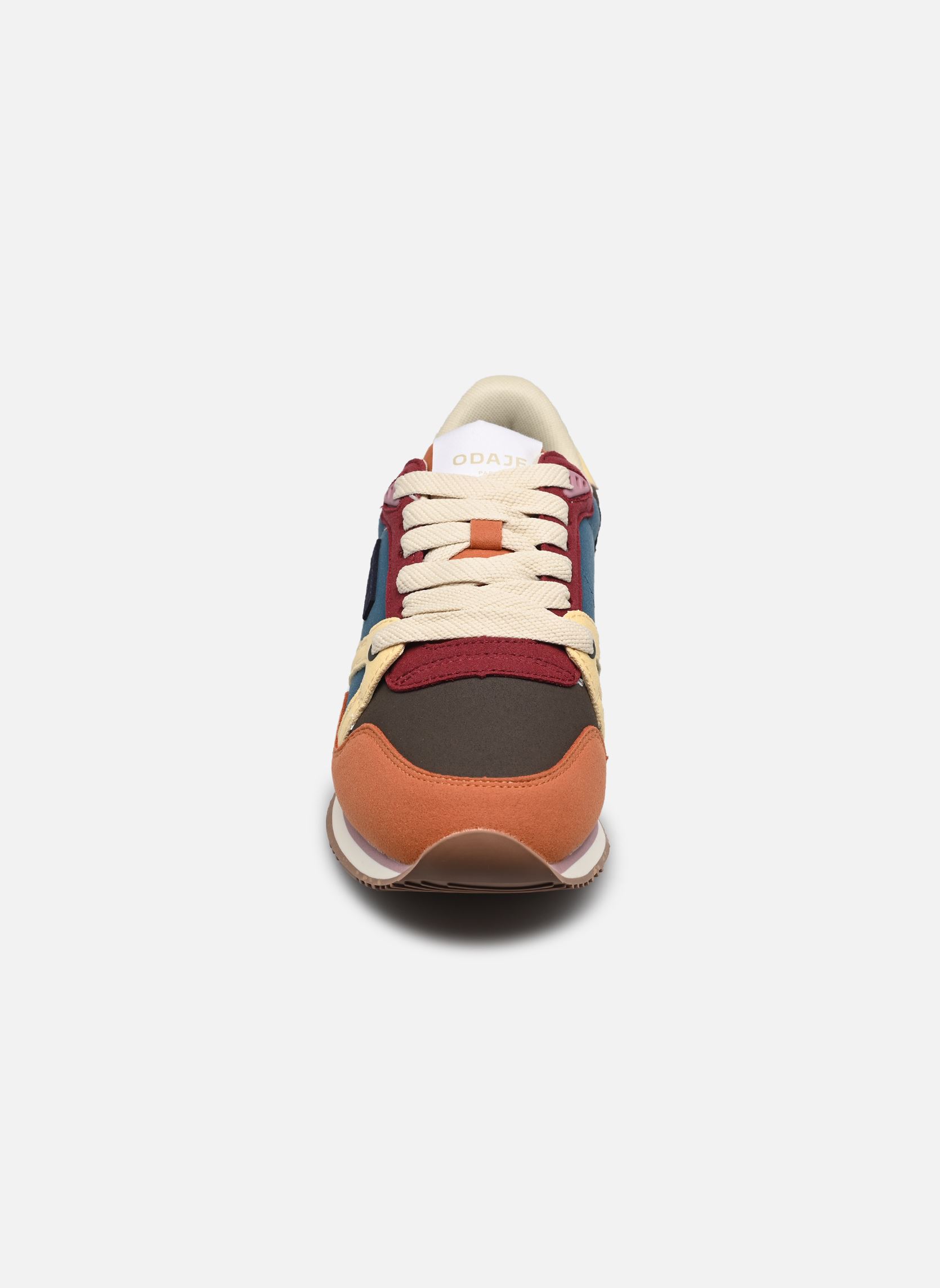 Sneakers Andrée dames meerkleurig Odaje Sneakers Andrée dames meerkleurig BRIQUE KAKI BORDEAUX