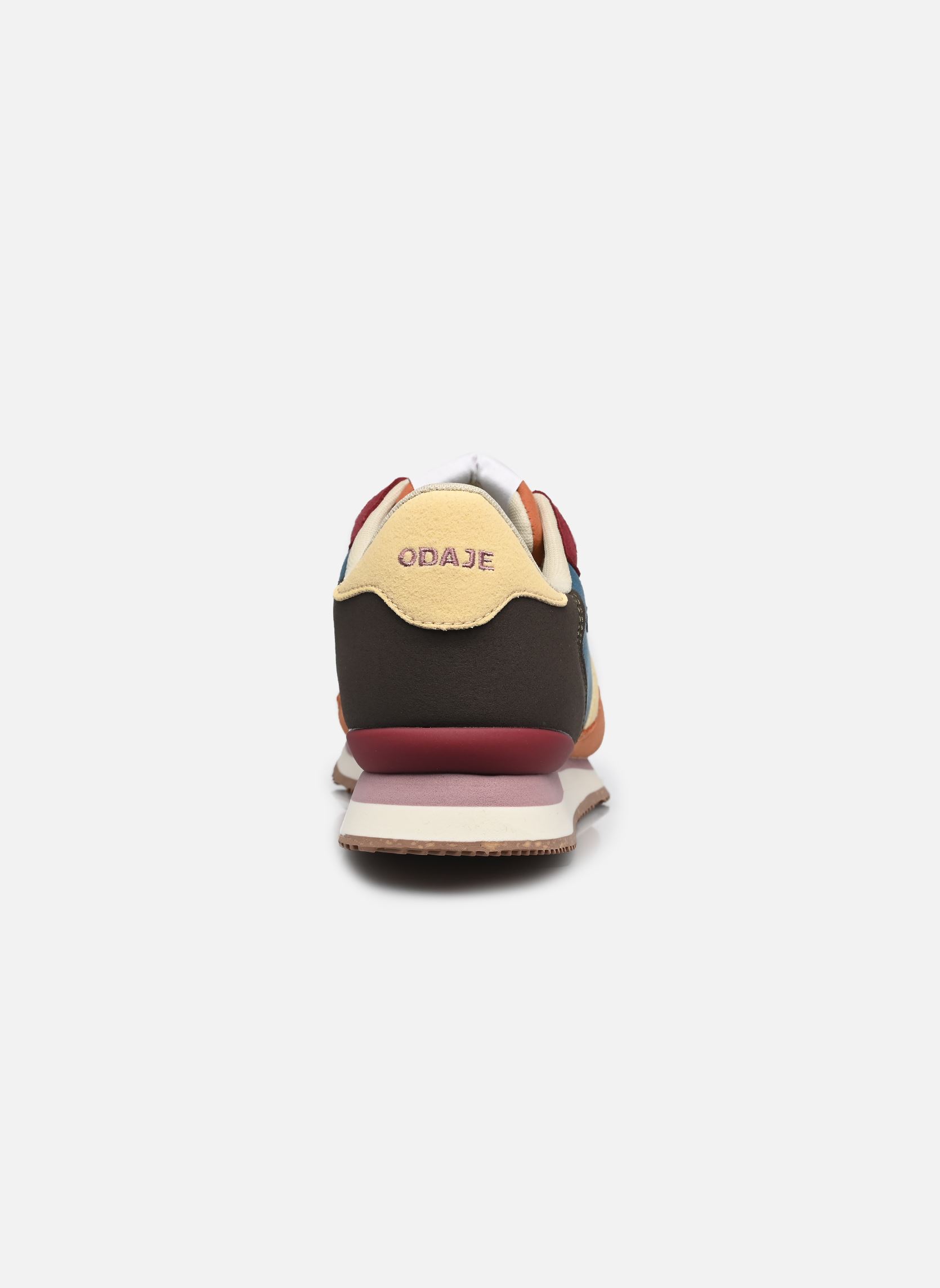 Sneakers Andrée dames meerkleurig Odaje Sneakers Andrée dames meerkleurig BRIQUE KAKI BORDEAUX
