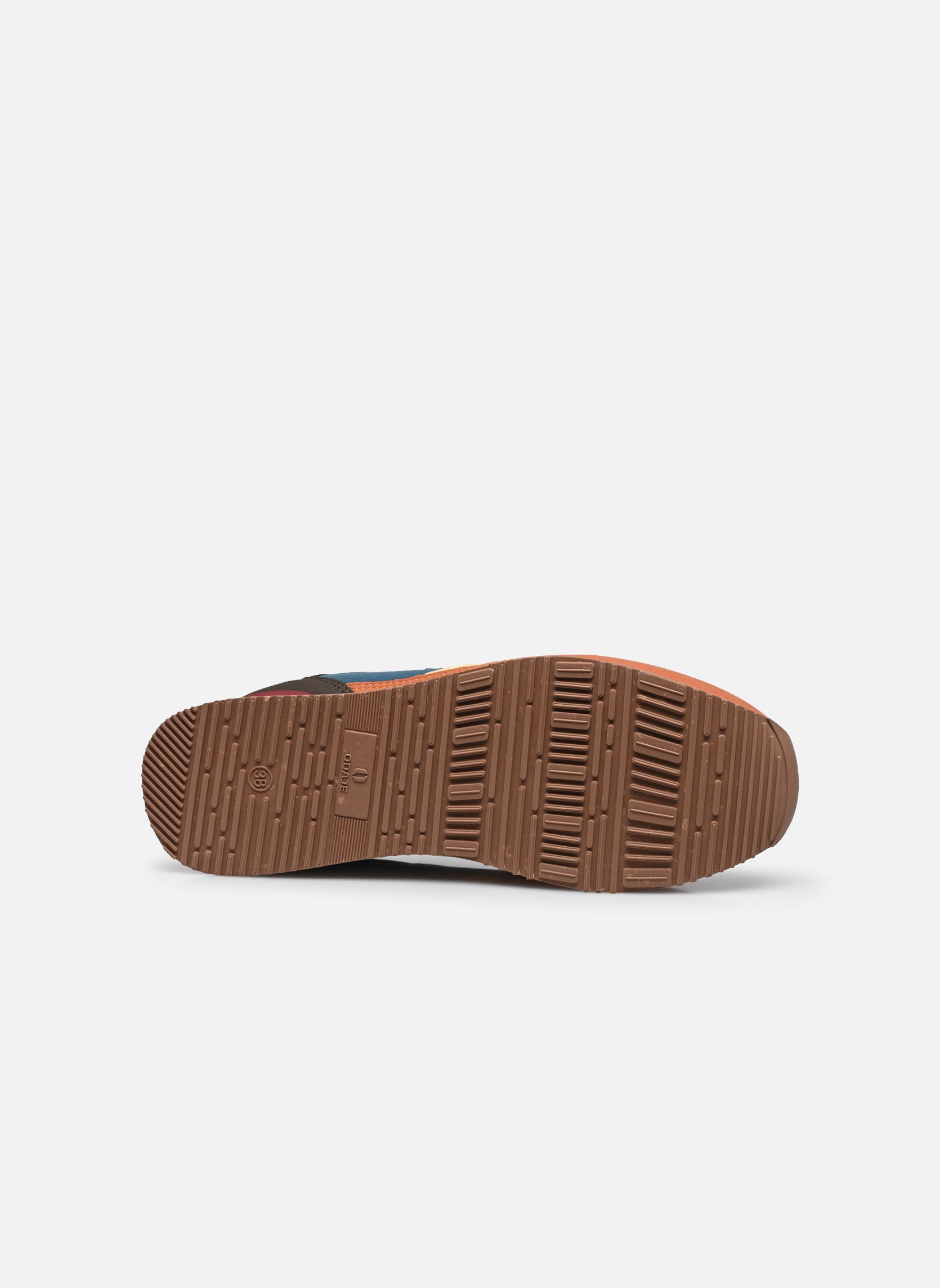 Sneakers Andrée dames meerkleurig Odaje Sneakers Andrée dames meerkleurig BRIQUE KAKI BORDEAUX