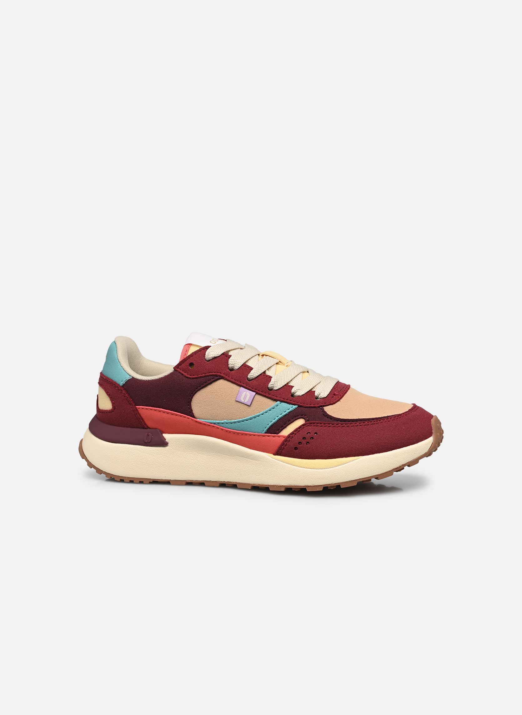 Sneaker Anaelle damen bordeaux Odaje Sneaker Anaelle damen bordeaux BORDEAUX PRUNE BEIGE