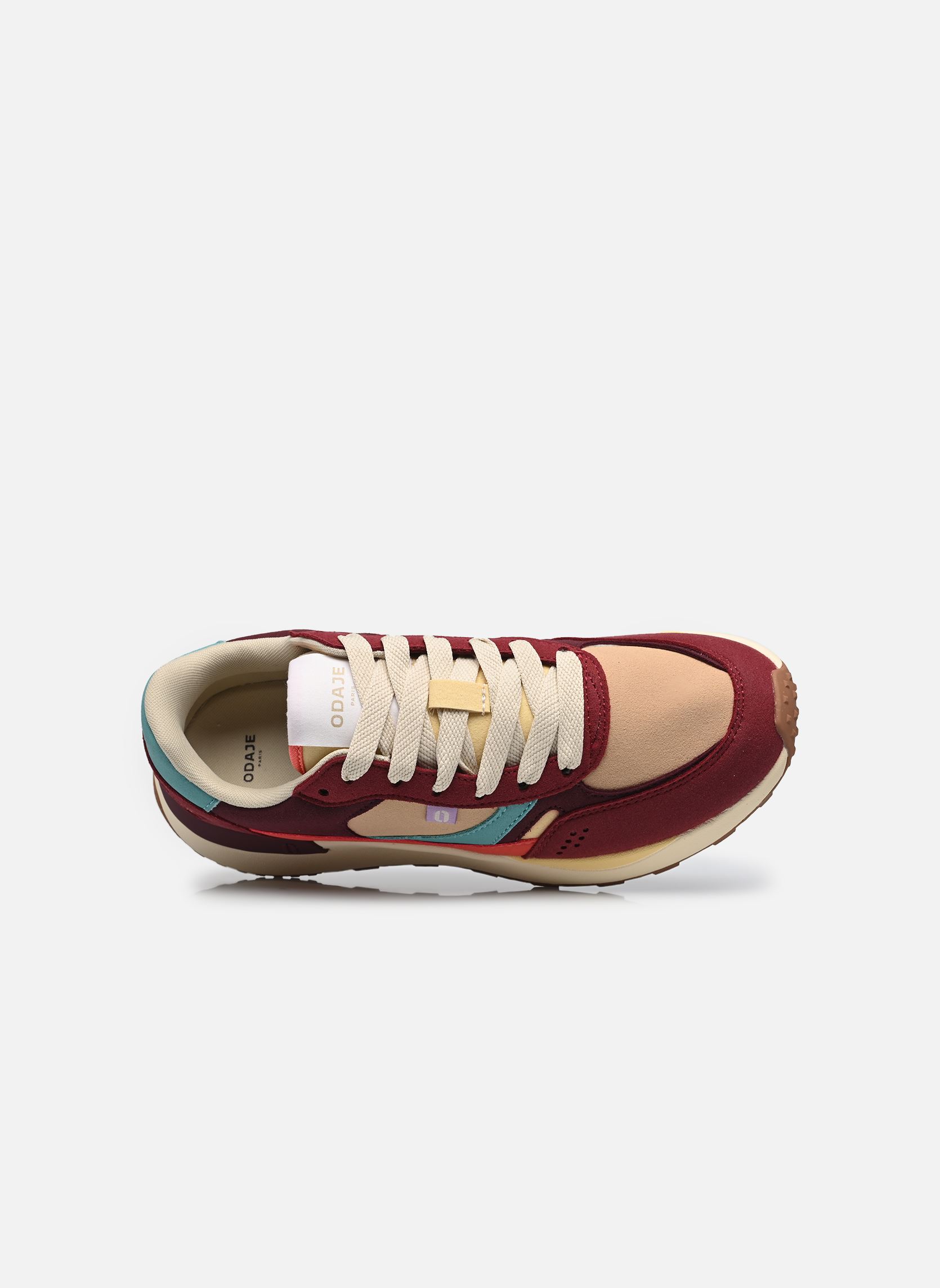Sneaker Anaelle damen bordeaux Odaje Sneaker Anaelle damen bordeaux BORDEAUX PRUNE BEIGE