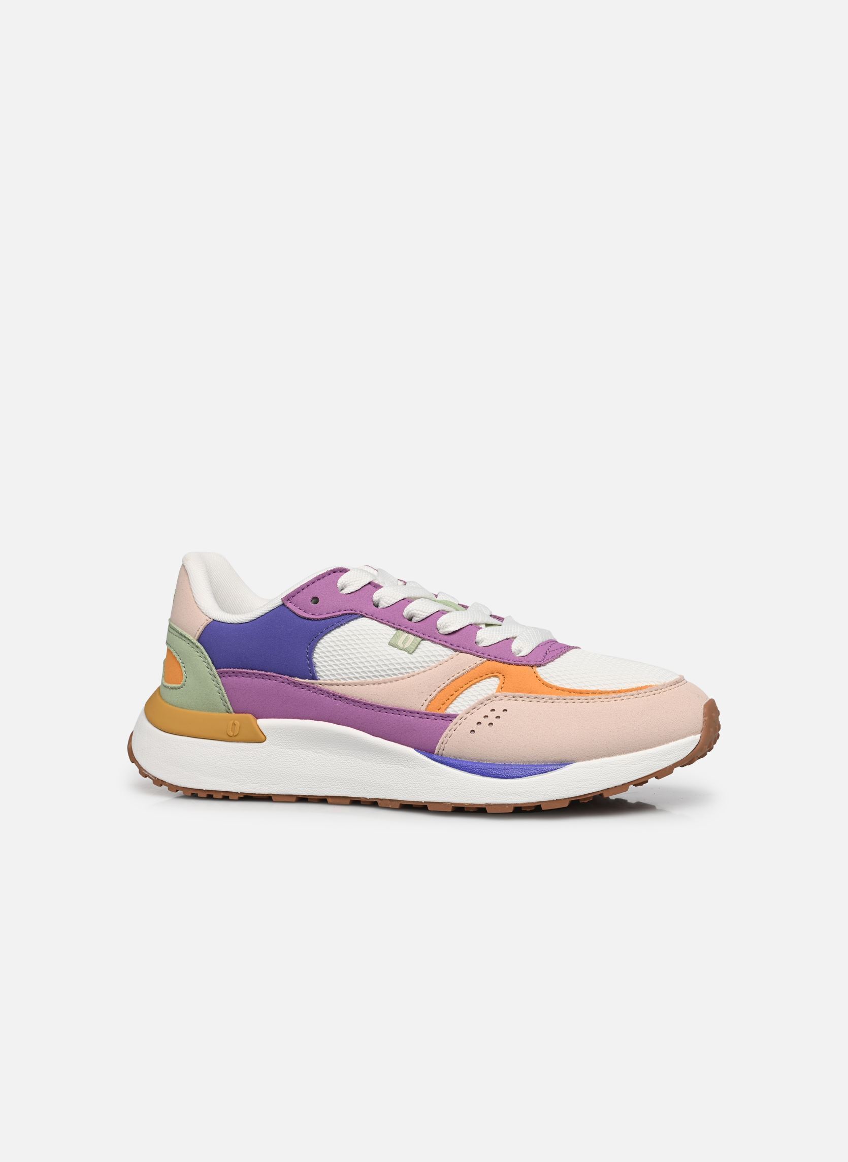 Baskets Anaelle femme multicolore Odaje Baskets Anaelle femme multicolore NUDE CAMEL FUCHSIA