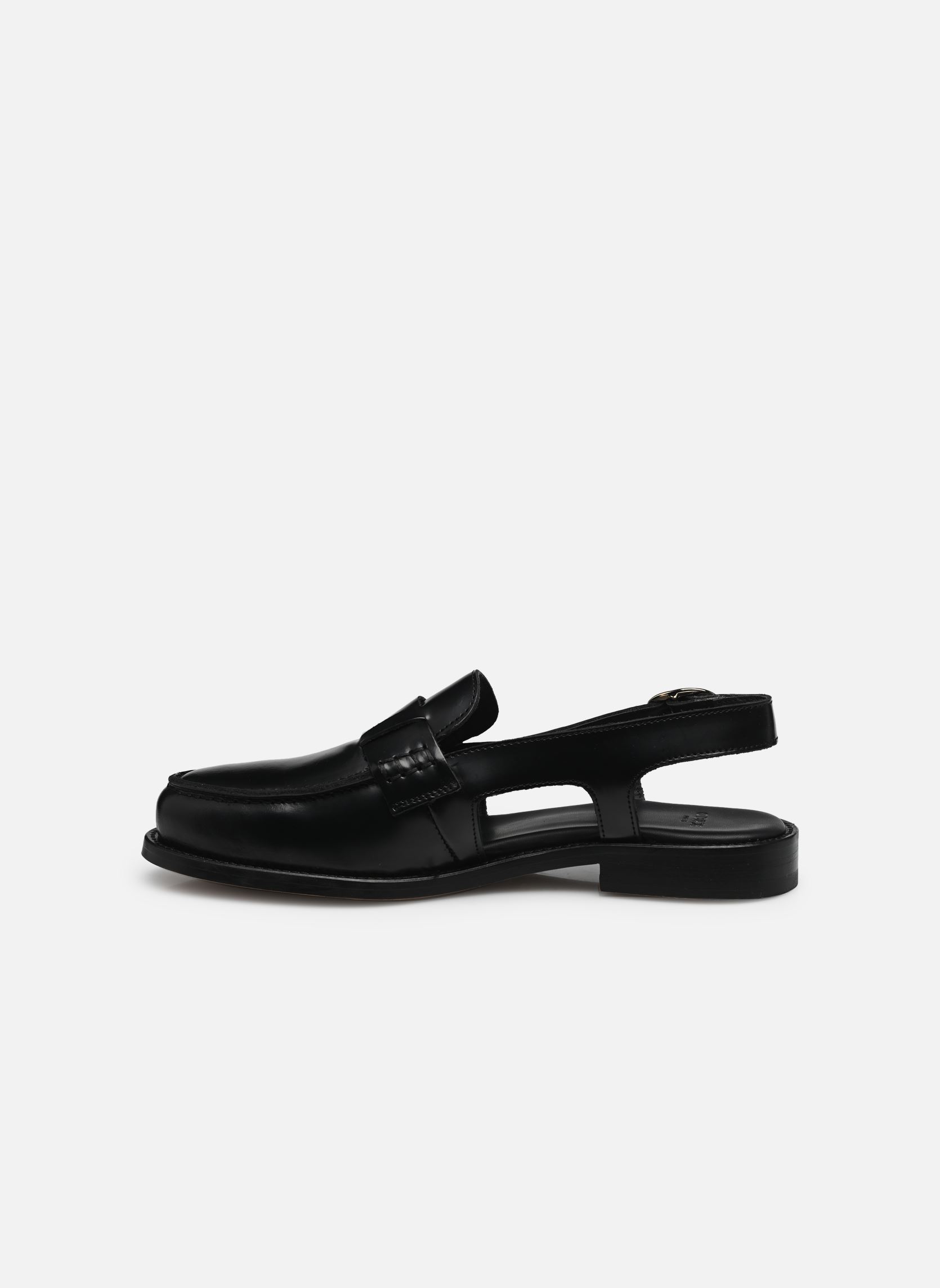 Mocassins Mangsa femme noir Odaje Mocassins Mangsa femme noir CUIR BOX NOIR